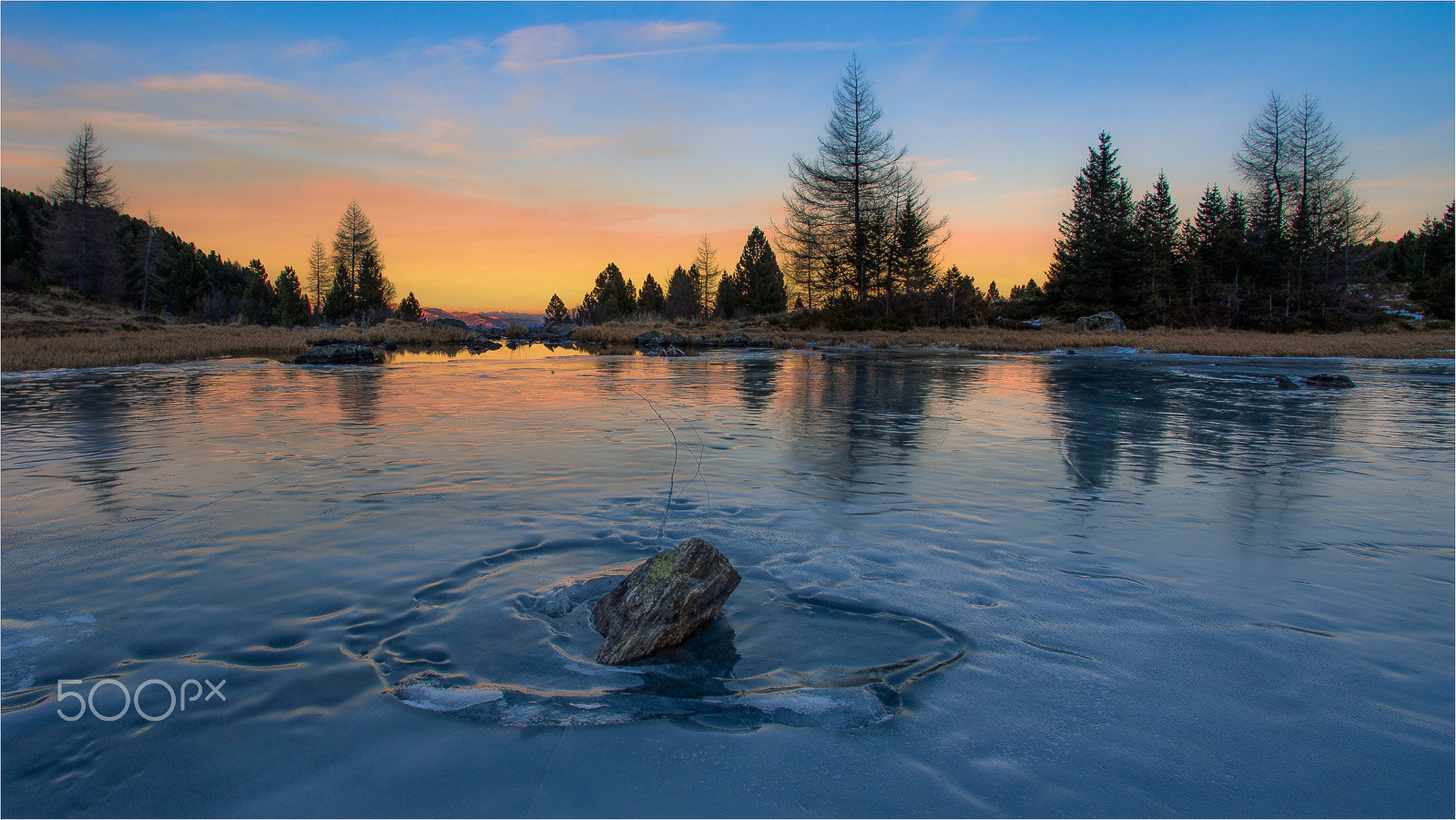 Pentax K-3 sample photo. Winterleitensee photography