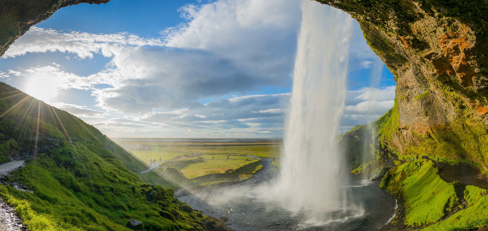 16-35mm F4 ZA OSS sample photo. Seljalandsfoss - iceland photography