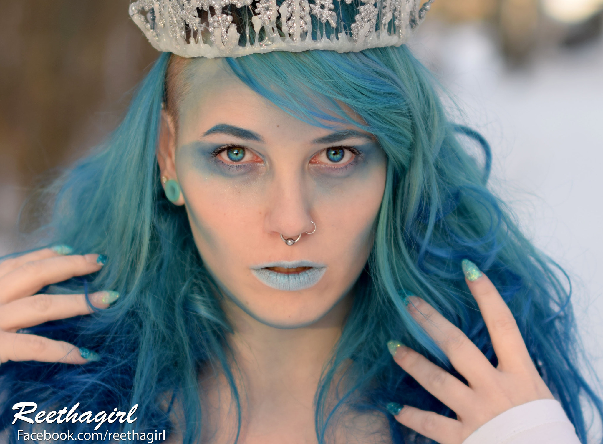 Nikon D5300 + Sigma 50mm F1.4 EX DG HSM sample photo. Blue ice queen photography