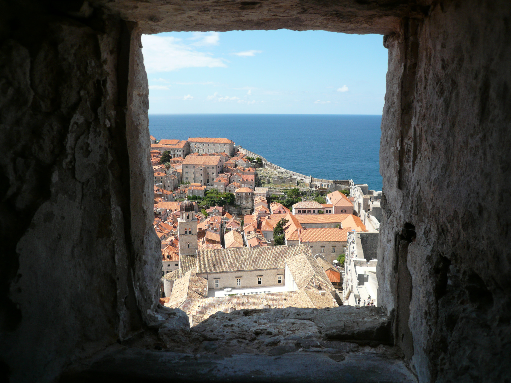 Panasonic DMC-FX100 sample photo. Dubrovnik in a frame photography