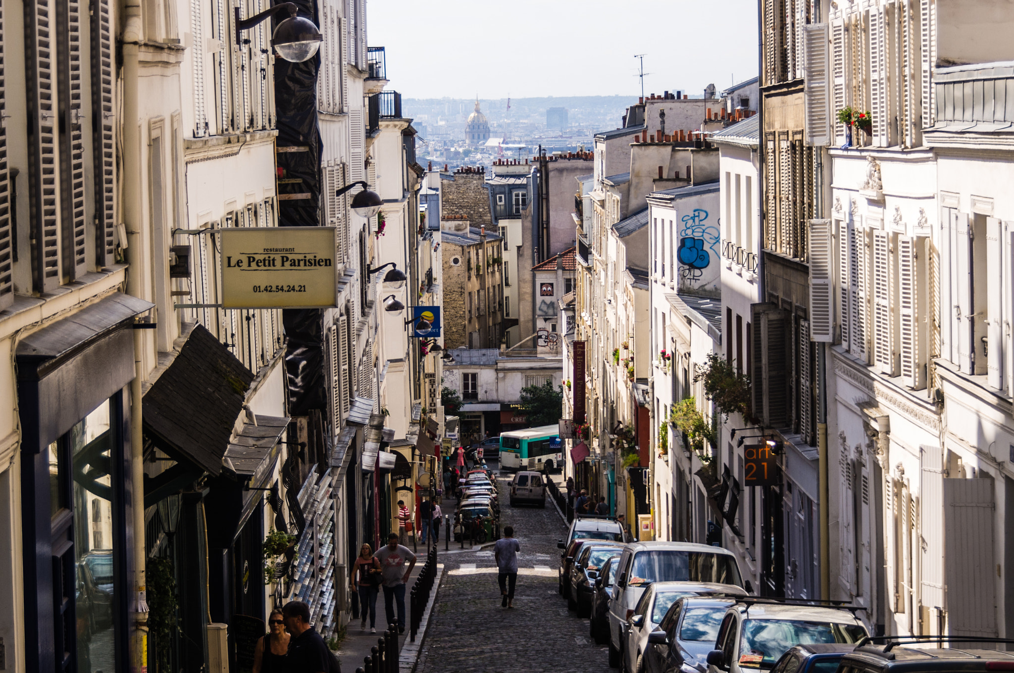 Pentax K-r sample photo. Montmartre photography