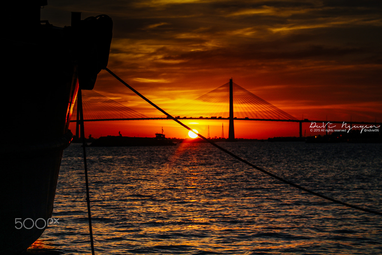 Canon EOS 500D (EOS Rebel T1i / EOS Kiss X3) sample photo. Sunset view from riverside my tho city, vietnam photography