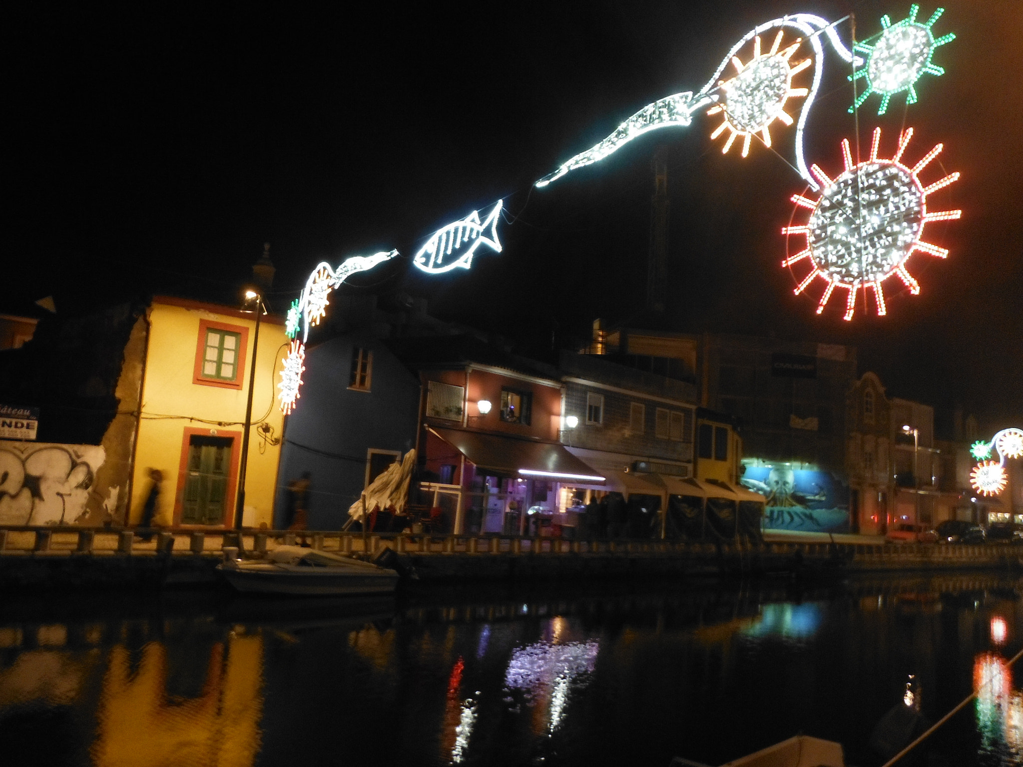 Fujifilm FinePix XP150 sample photo. Aveiro lights new year's eve photography