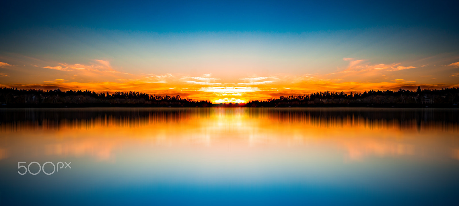 Sigma 8-16mm F4.5-5.6 DC HSM sample photo. Sunset lake 6 photography