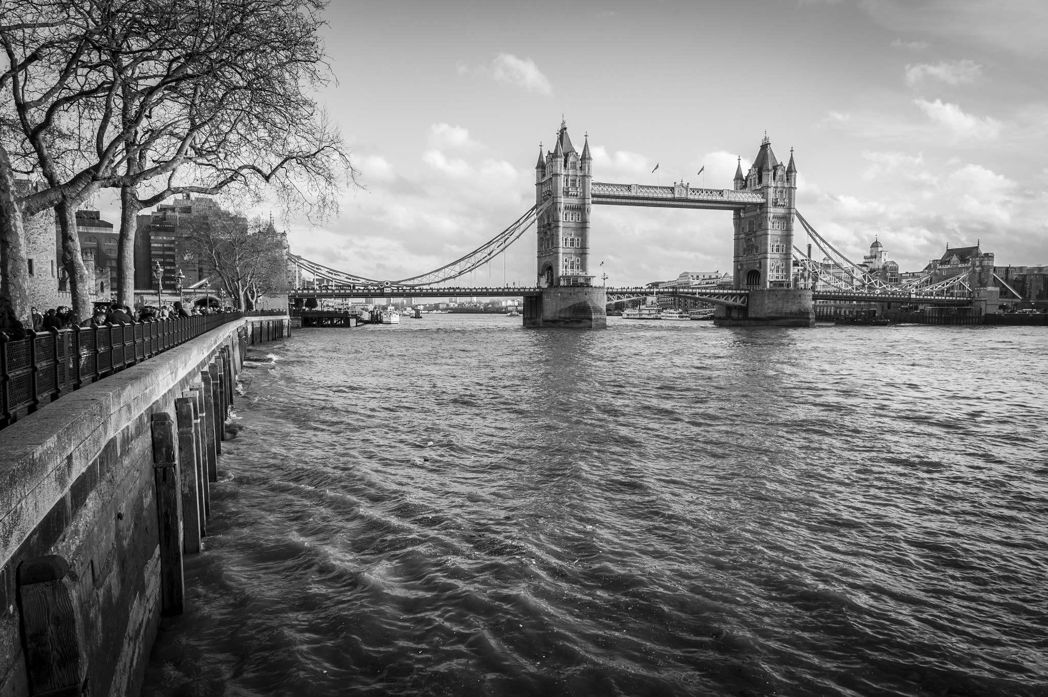 Nikon D700 + Sigma 24-105mm F4 DG OS HSM Art sample photo. Tower bridge photography