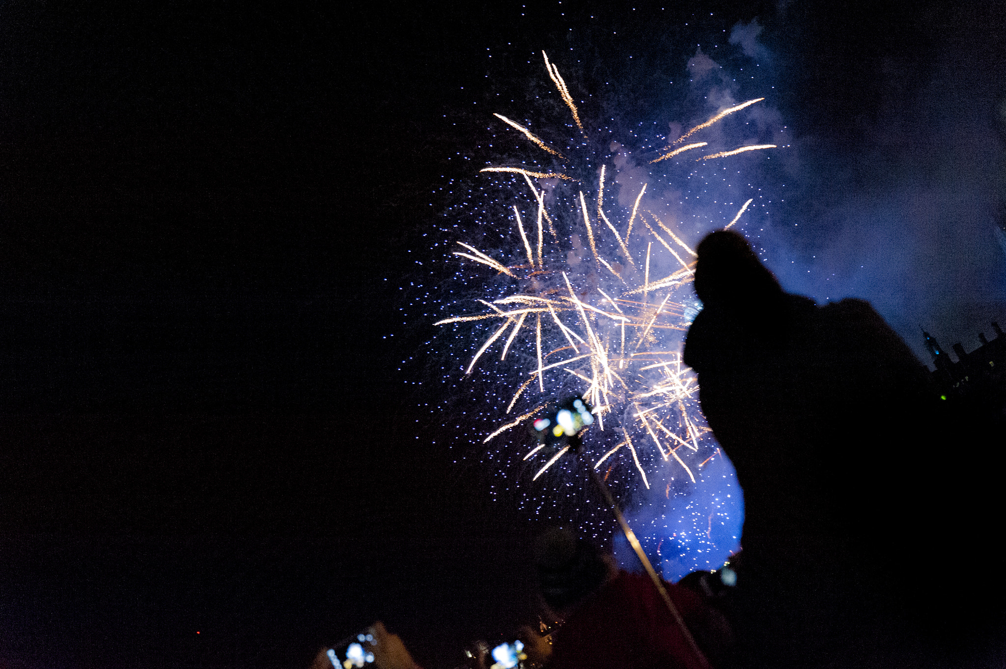 Nikon D700 + Sigma 24-105mm F4 DG OS HSM Art sample photo. Fireworks from lambeth bridge #2 photography