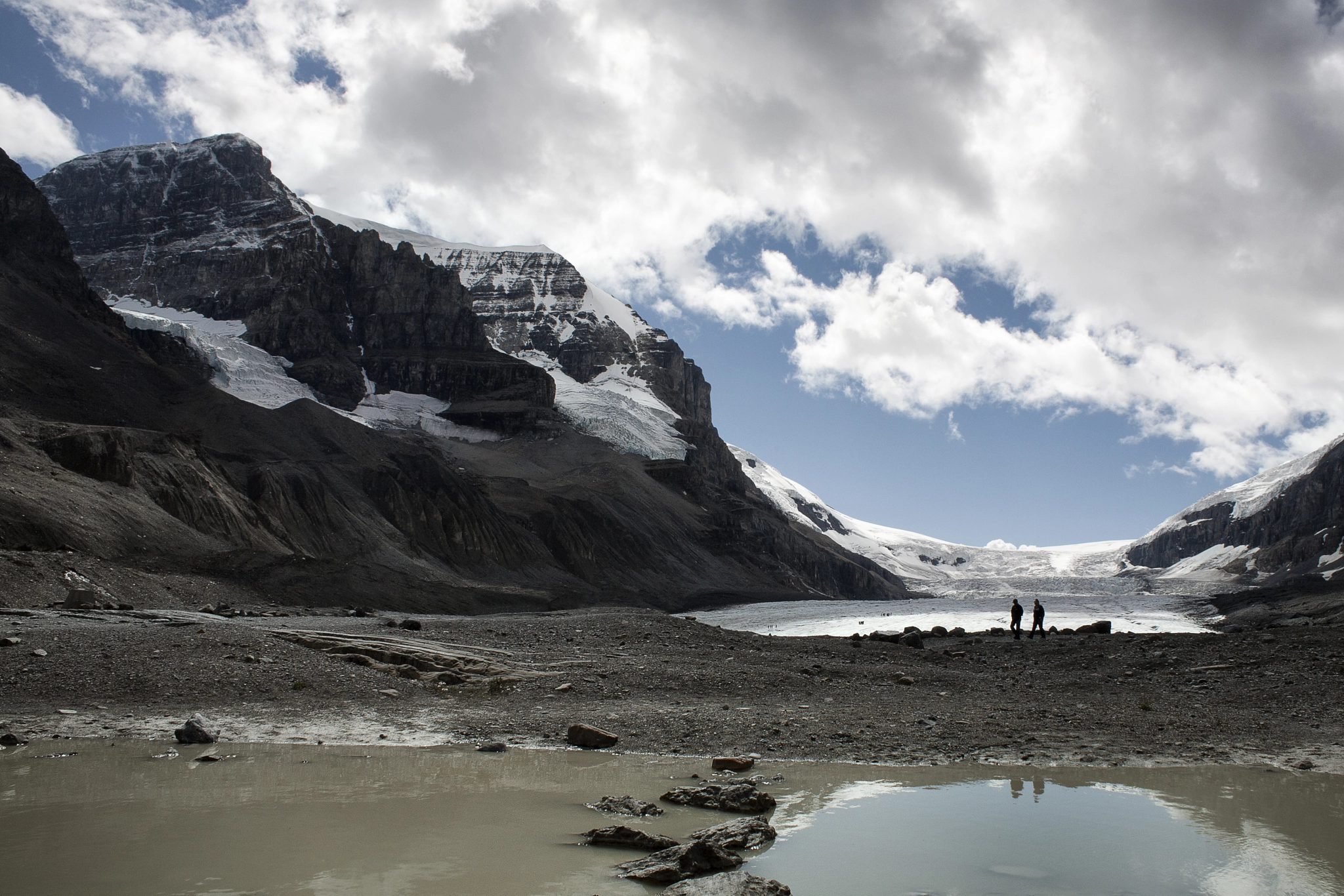 Canon EOS 5D + Canon EF 28mm F1.8 USM sample photo. Athabasca glacier photography