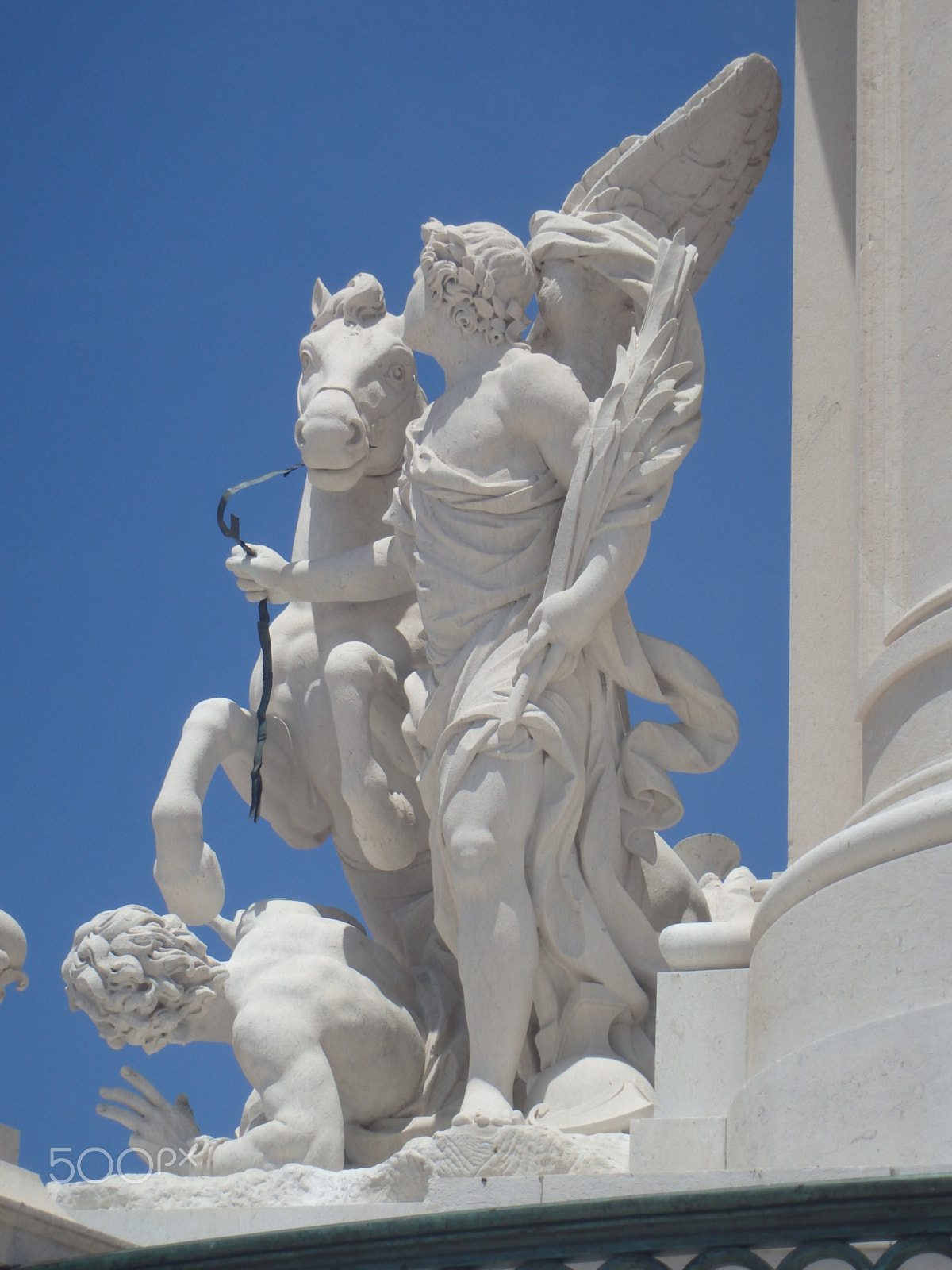 Olympus TG-830 sample photo. Statues of lisbon photography