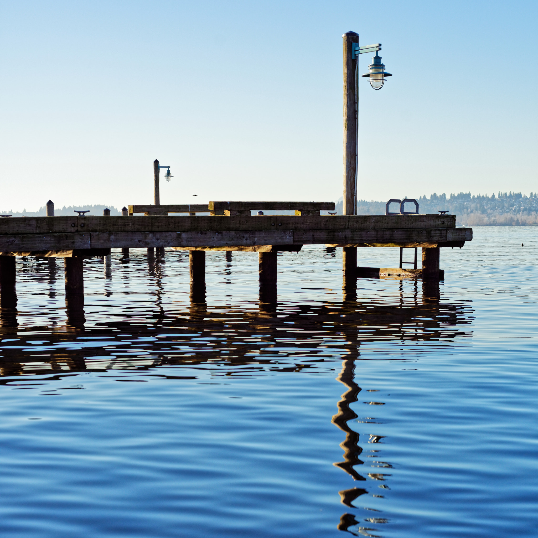 Sony a7 II + Canon EF 50mm F1.8 II sample photo. The blue pier photography