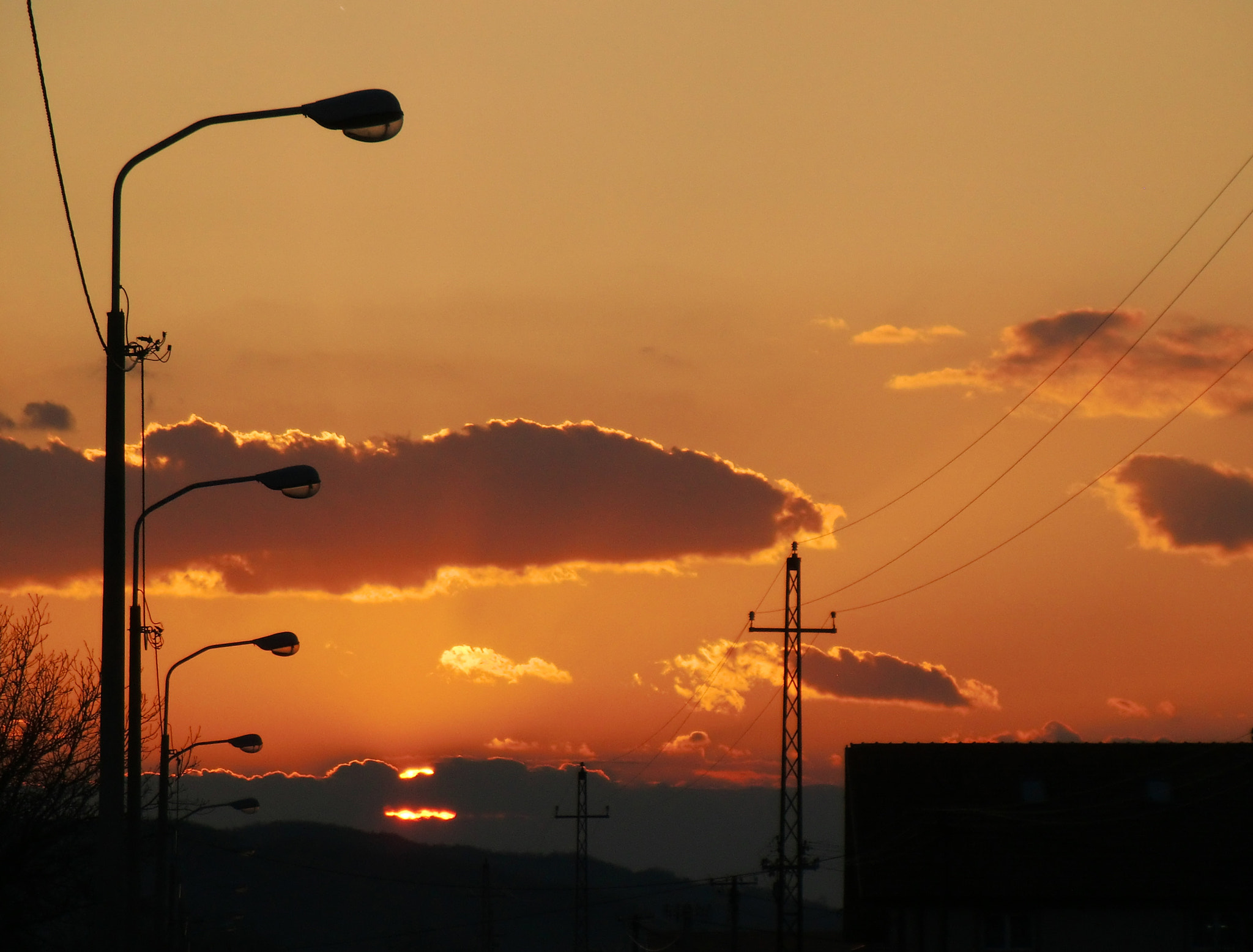 CASIO EX-H10 sample photo. Purple sunset photography