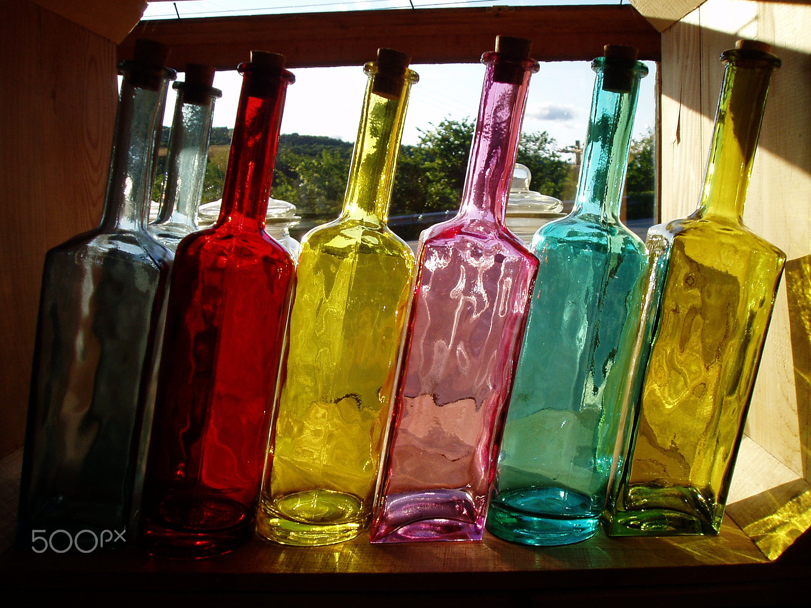 Olympus u10D,S300D,u300D sample photo. Bottled color photography