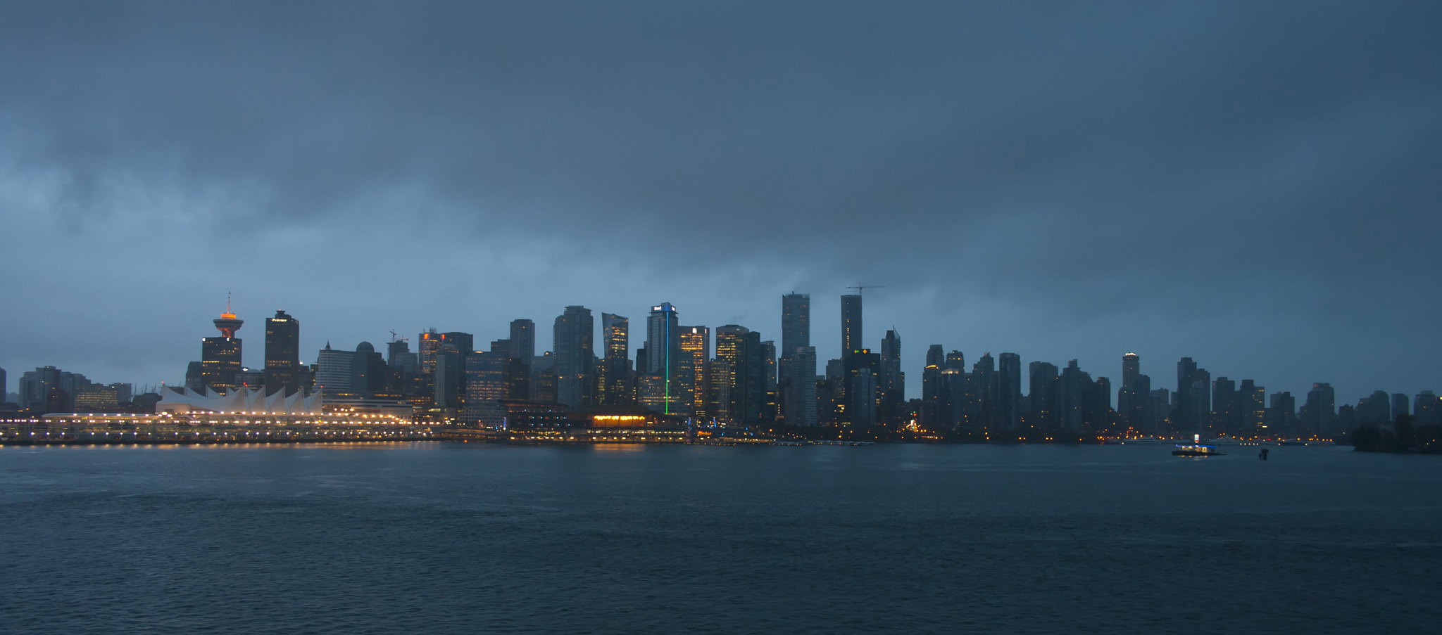 Canon EF-S 18-55mm f/3.5-5.6 USM sample photo. Vancouver sunrise panorama photography