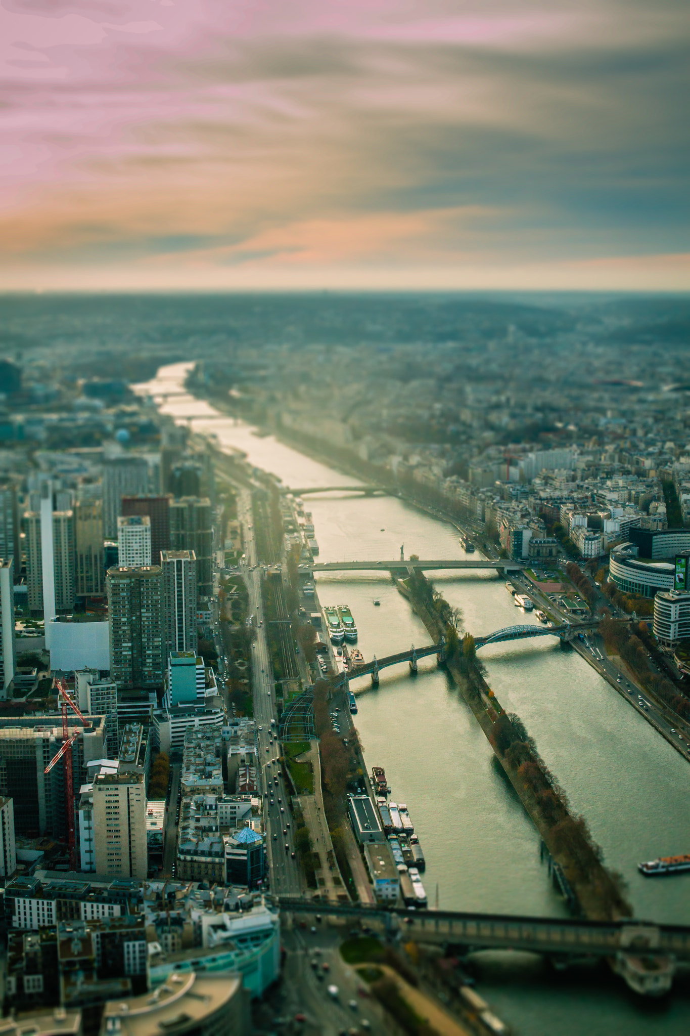 Canon EOS 500D (EOS Rebel T1i / EOS Kiss X3) + Sigma 30mm F1.4 EX DC HSM sample photo. Paris from above #7 photography