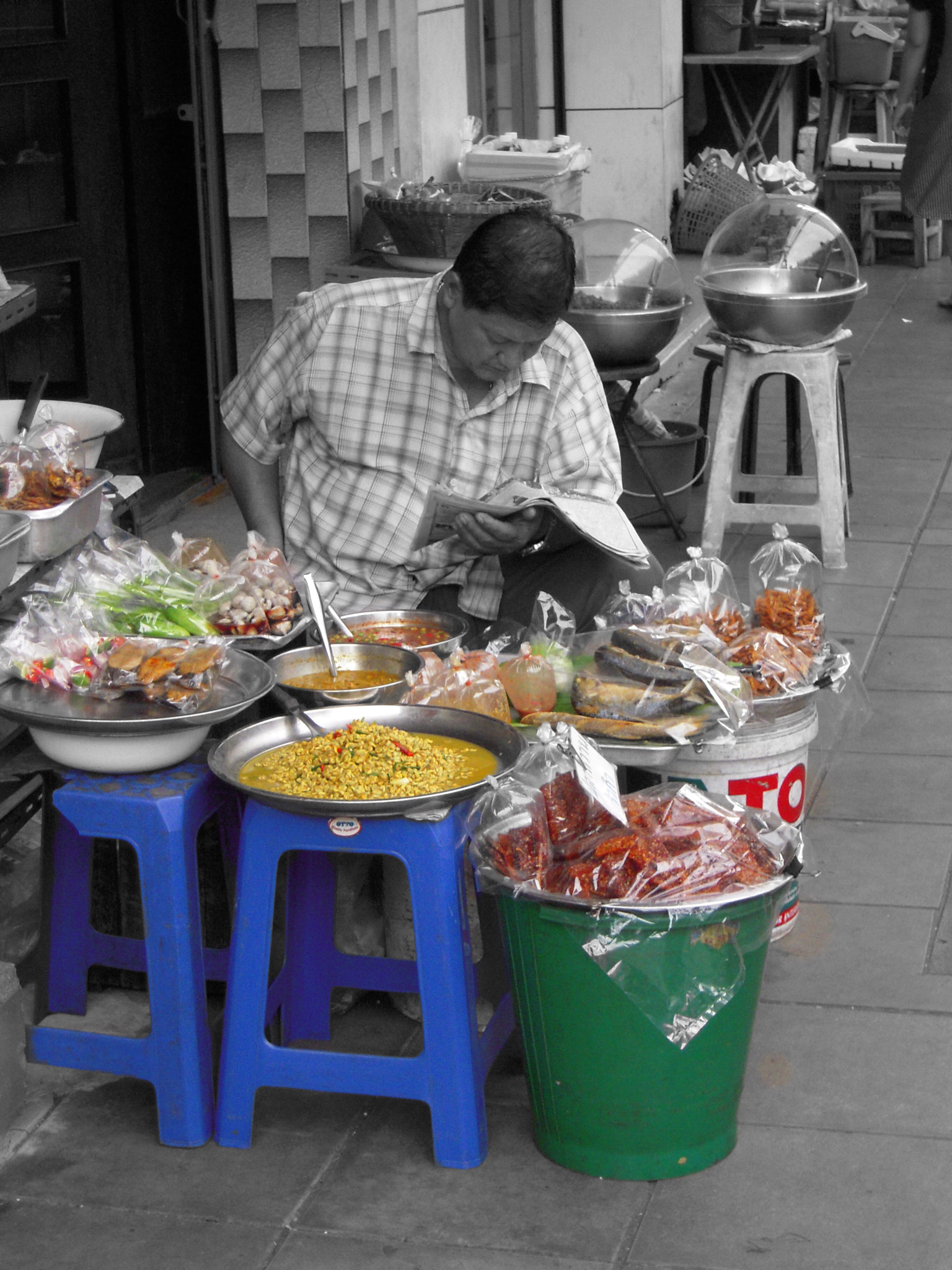 Nikon Coolpix S610c sample photo. Street food bangkok photography