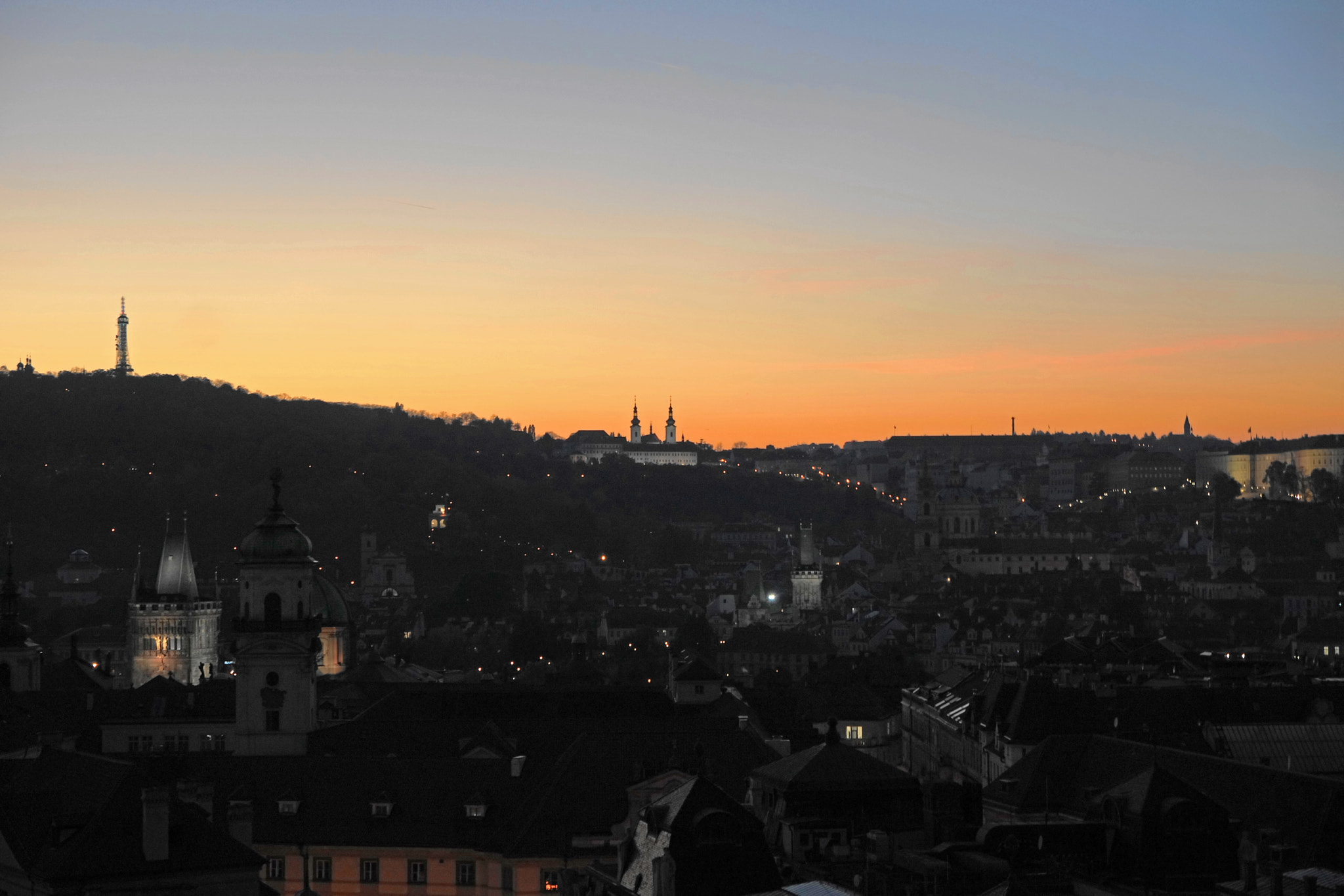 Sony SLT-A77 + DT 17-50mm F2.8 sample photo. Prague at night photography