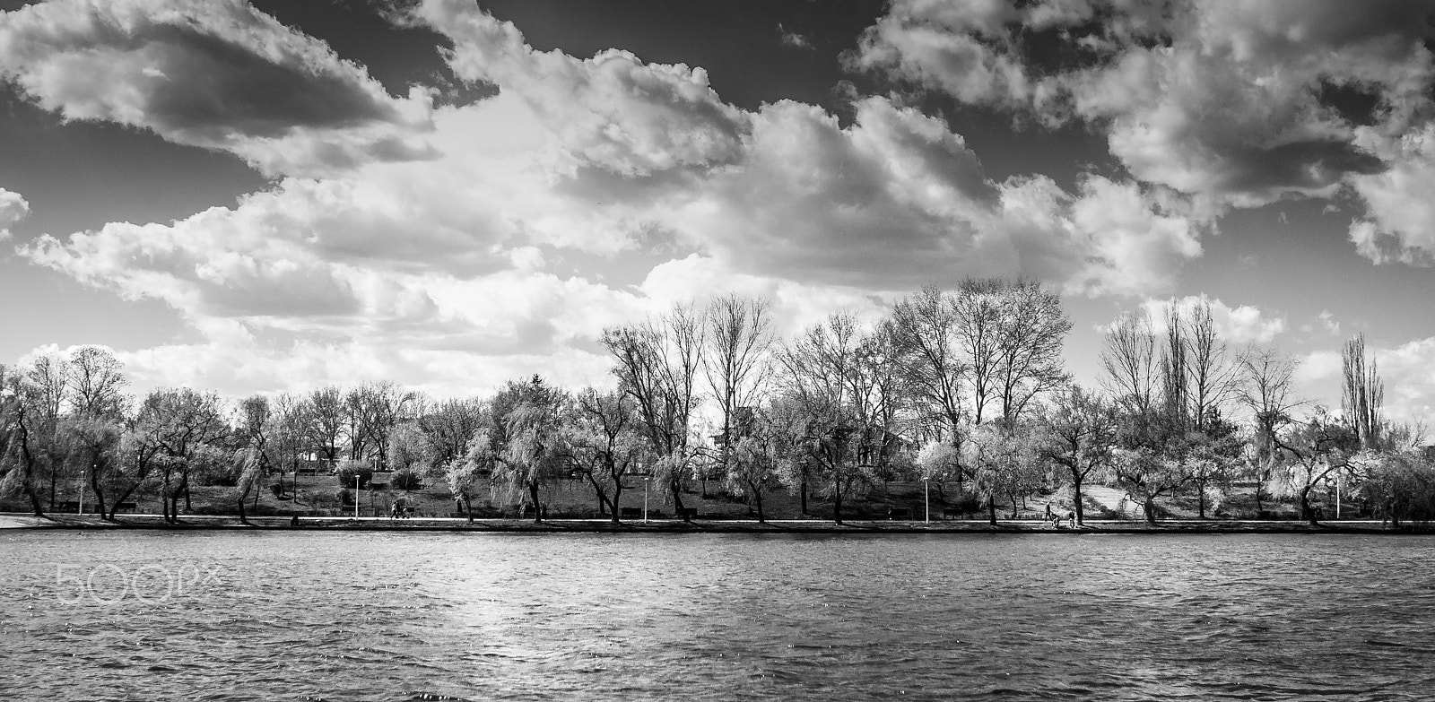 Nikon D60 sample photo. Lake and clouds photography
