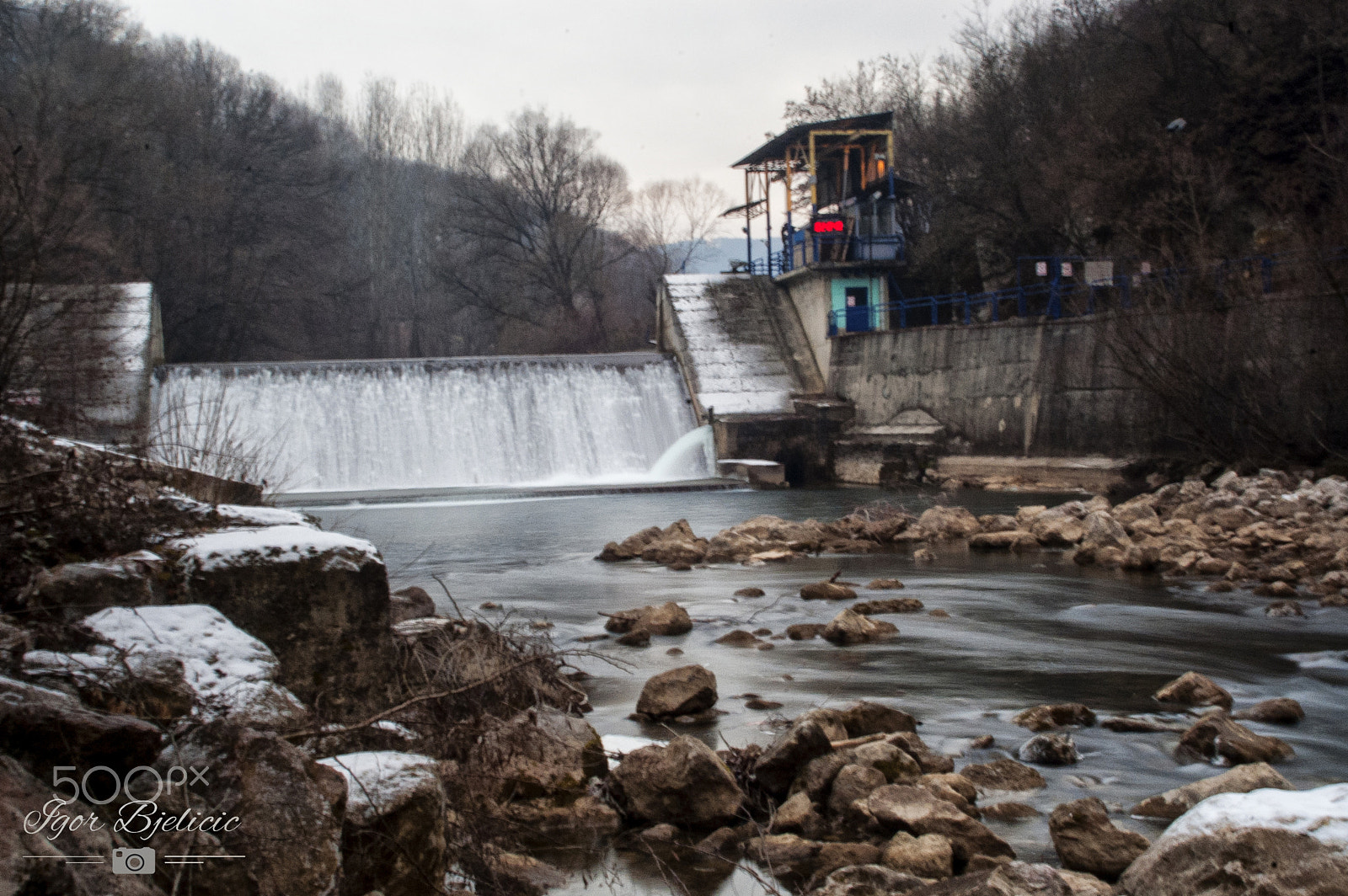Nikon D40 sample photo. River rzav - long exposure photography
