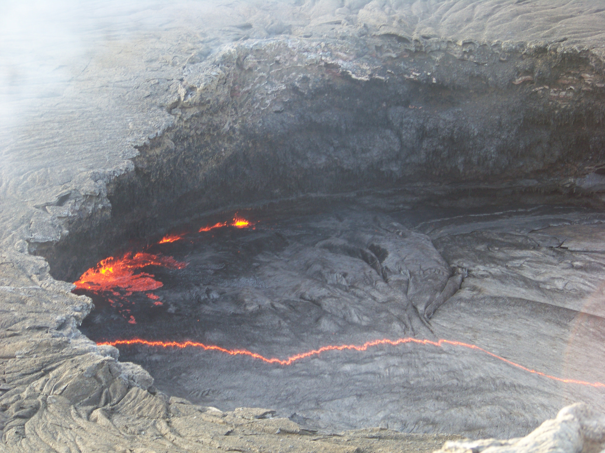 Kodak Z812 IS ZOOM DIGITAL CAMERA sample photo. Active volcano in ert'ale ( www sunnyethiopiatours com) photography