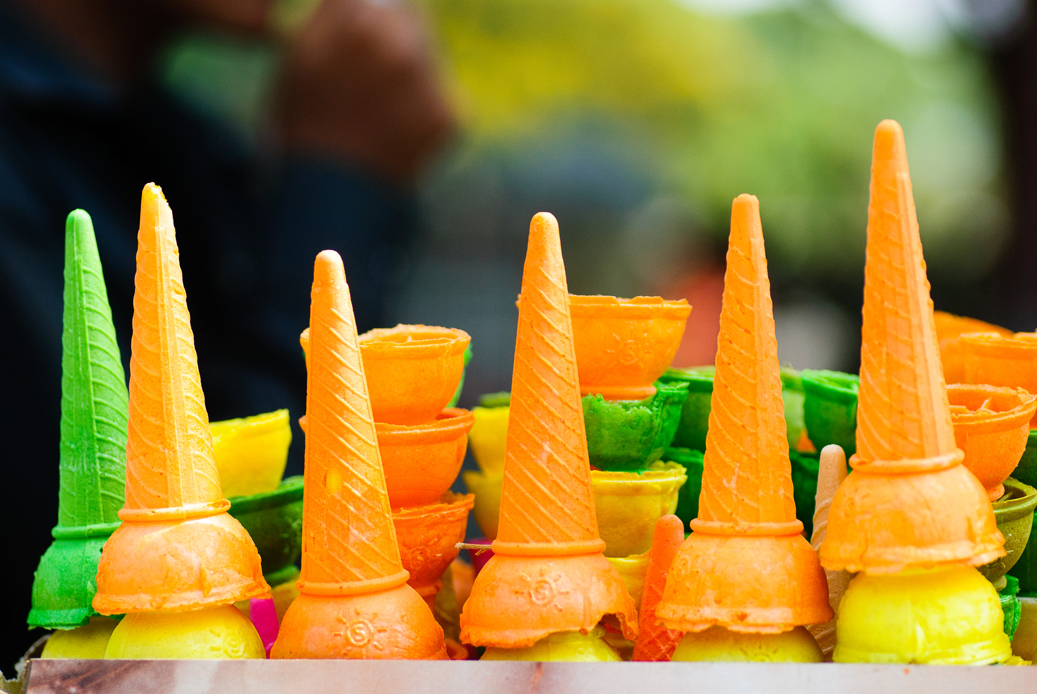 Nikon D60 sample photo. Ice cream on sale in mysore, india photography