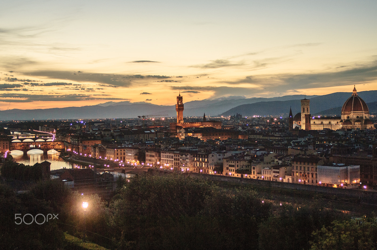 Nikon D2Xs sample photo. Firenze panorama photography
