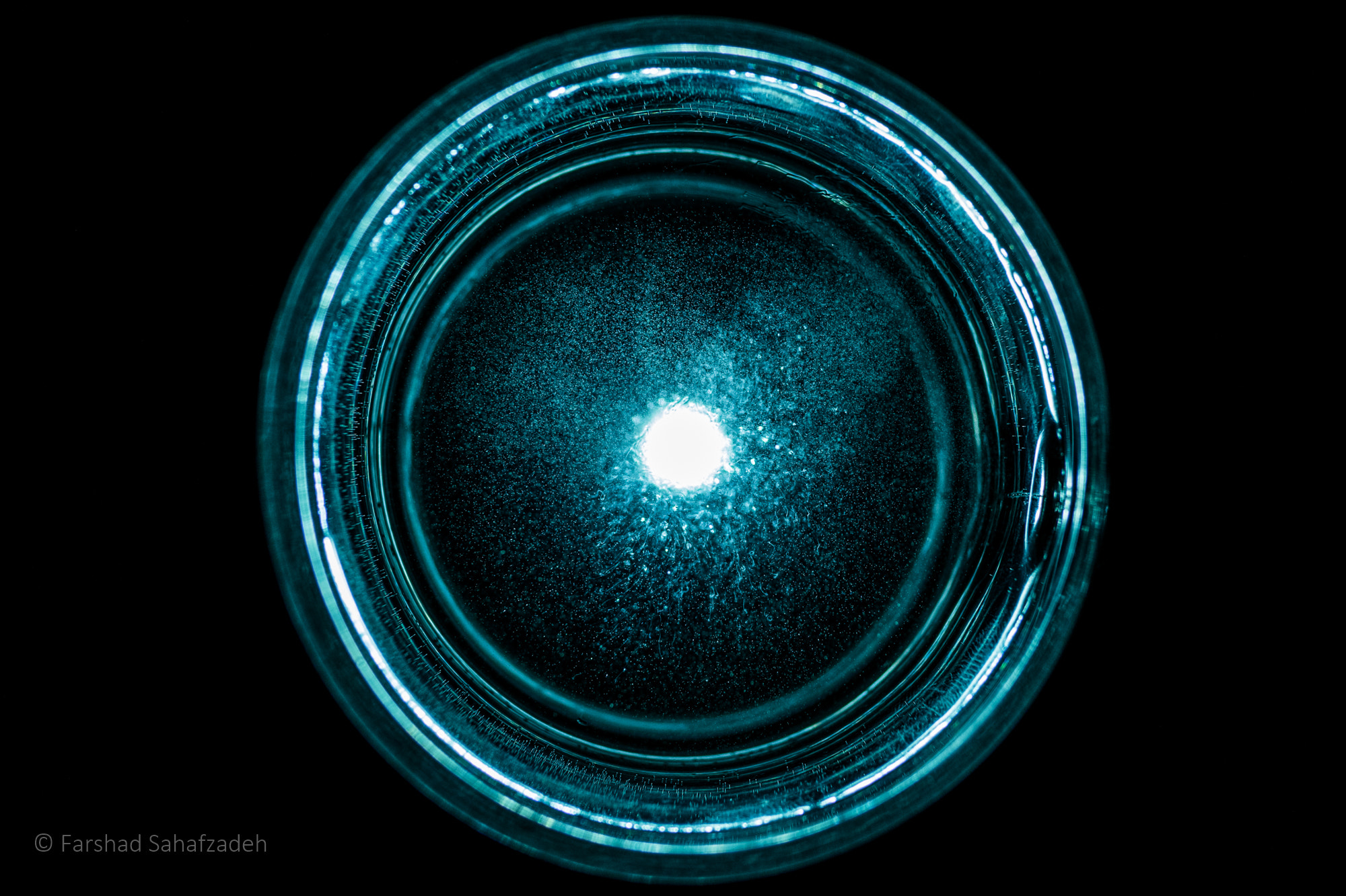 Nikon D5300 + Nikon AF Nikkor 50mm F1.4D sample photo. Galaxy in a glass photography