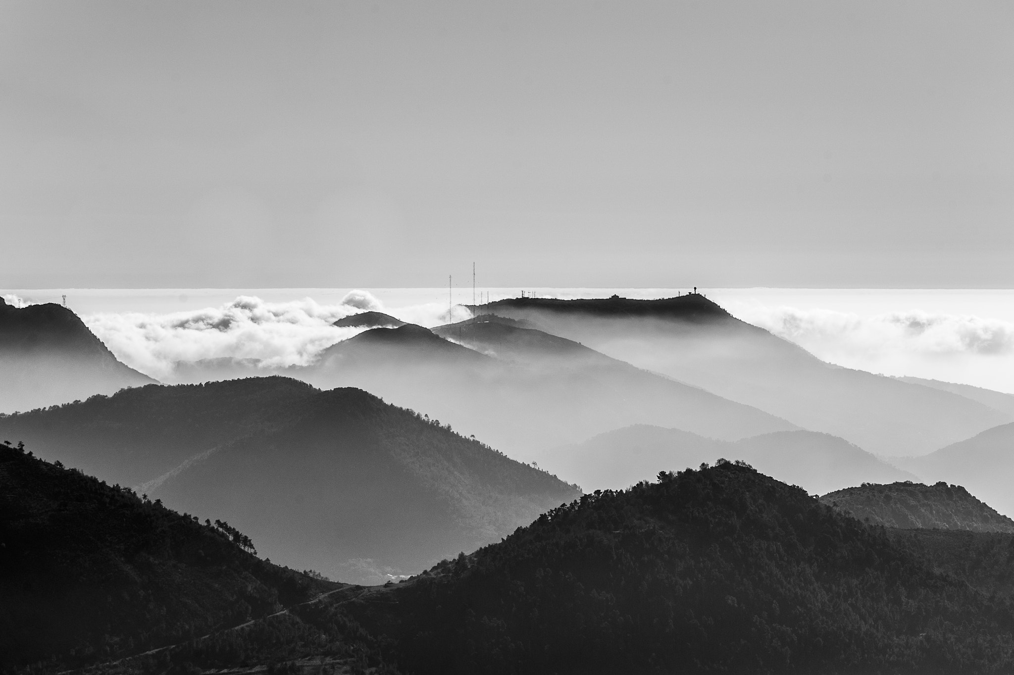 Nikon D700 + Sigma 120-400mm F4.5-5.6 DG OS HSM sample photo. With my head above the clouds photography