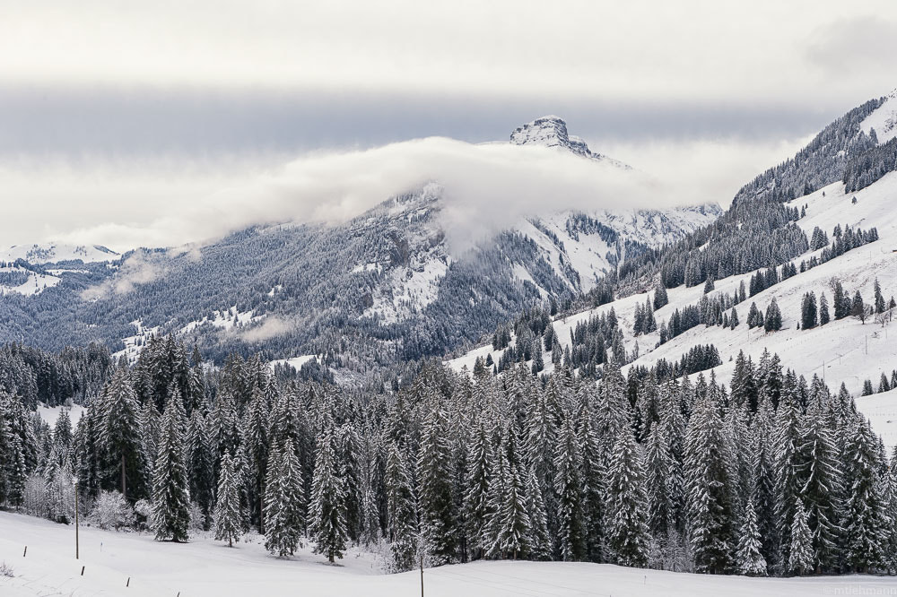 Nikon AF-S Nikkor 24-70mm F2.8E ED VR sample photo. Winter in entlebuch photography