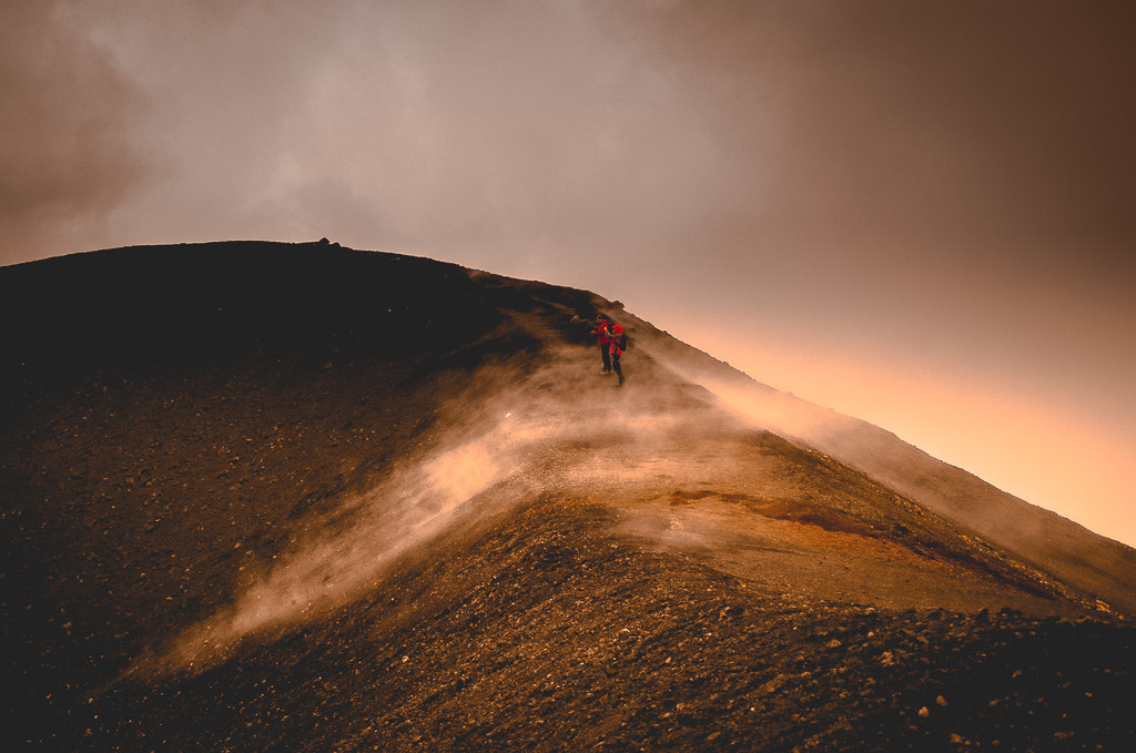 Nikon D80 + Sigma 18-50mm F3.5-5.6 DC sample photo. Etna smoking photography