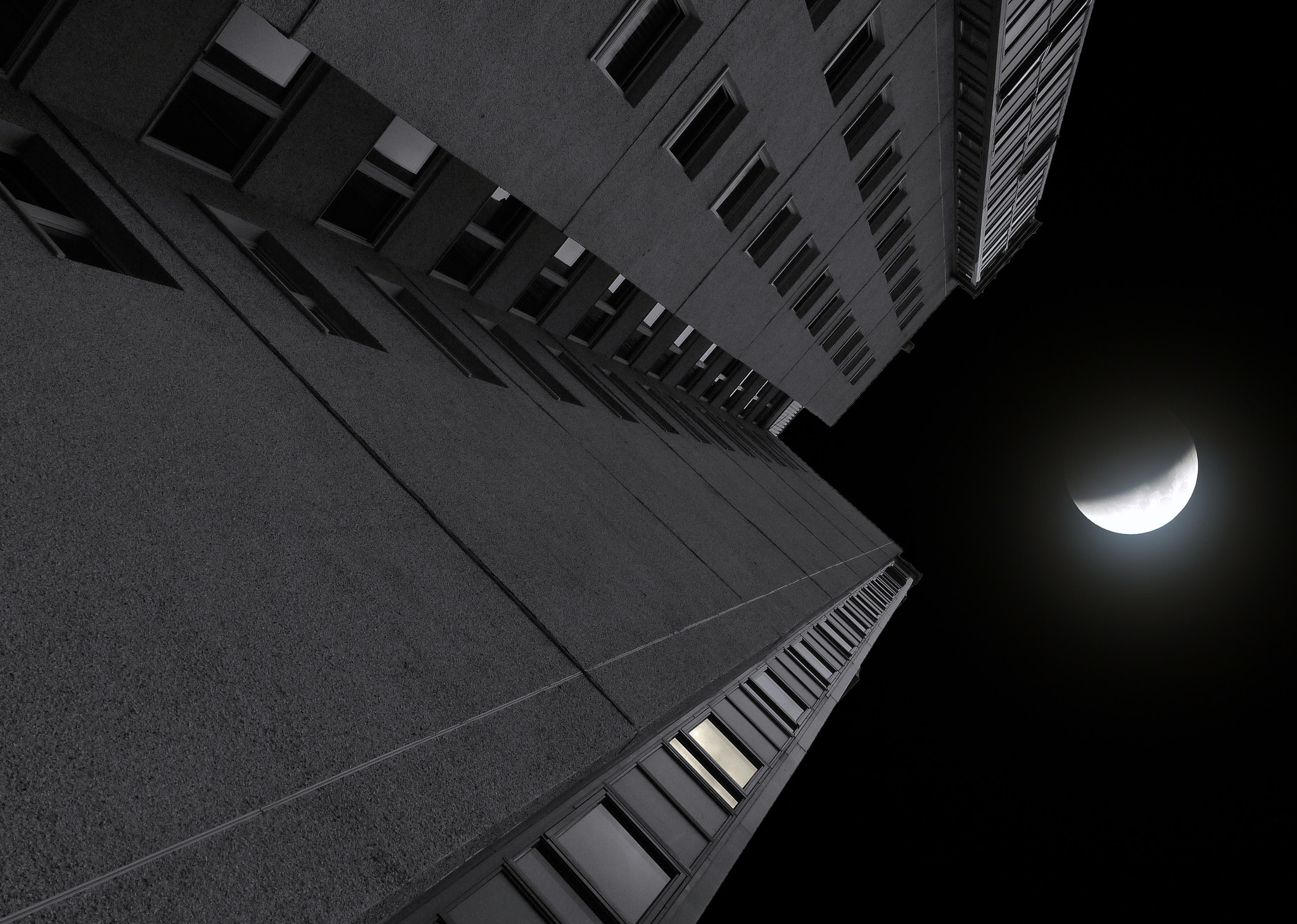 Panasonic Lumix DMC-GF1 sample photo. The insomniac and the moon photography