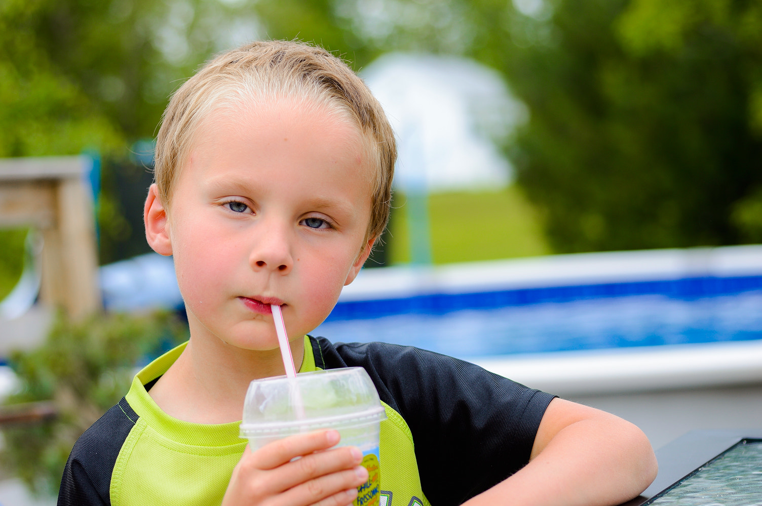 Nikon D3200 + AF Micro-Nikkor 55mm f/2.8 sample photo. Summer lemonade photography