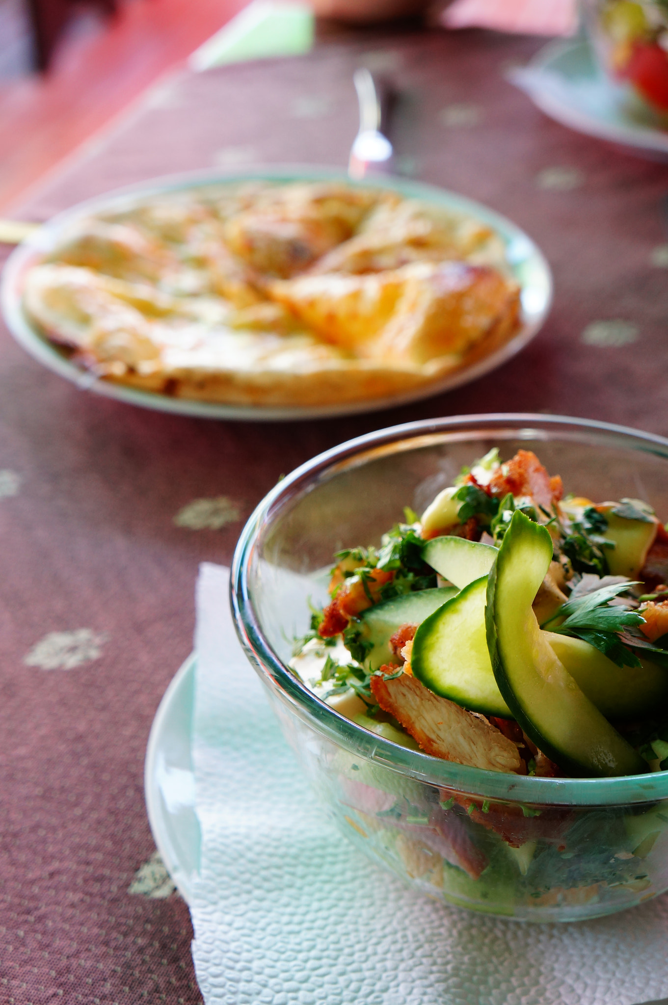 Sony E 18-55mm F3.5-5.6 OSS sample photo. Chicken salad photography