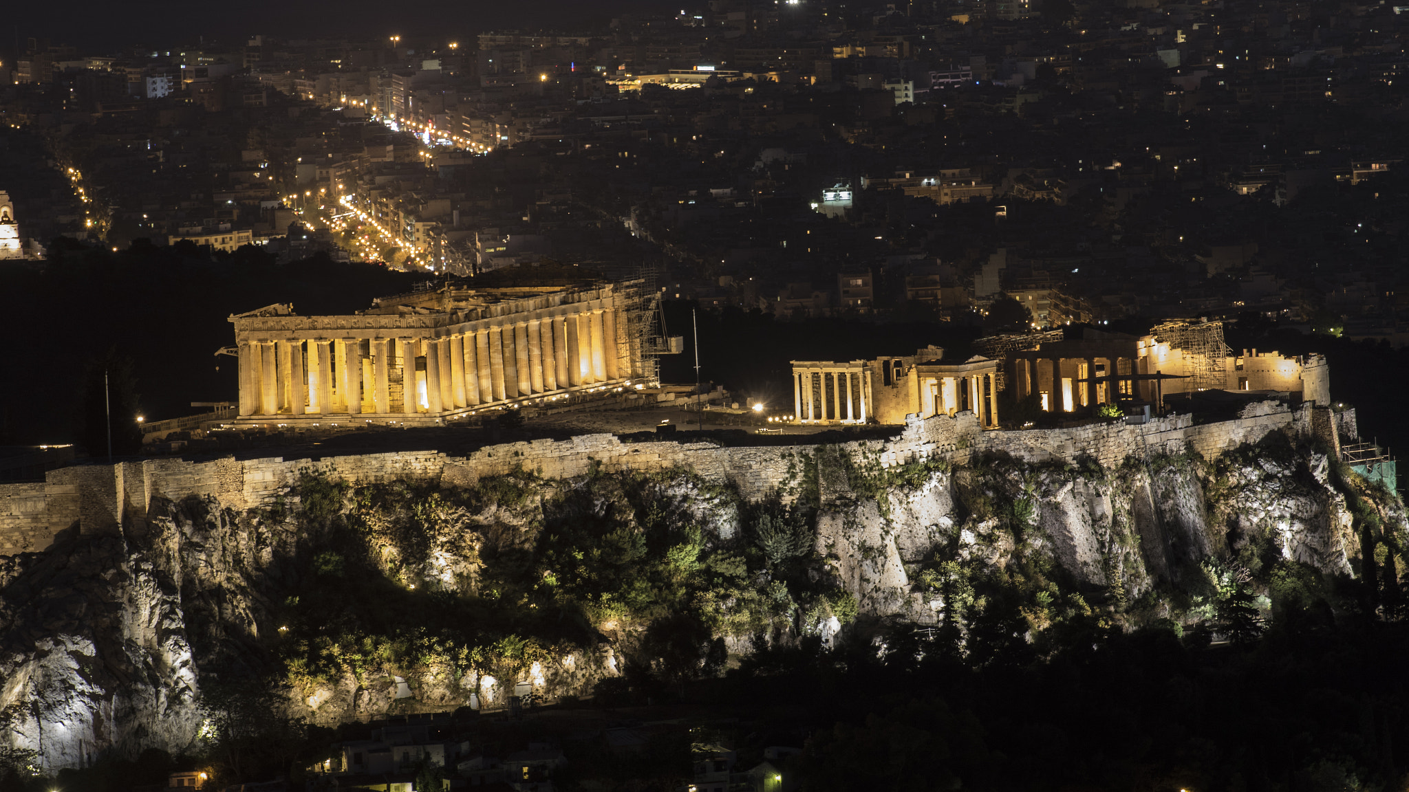 Canon EOS 7D Mark II + Tamron SP 70-300mm F4-5.6 Di VC USD sample photo. Acropolis-greece photography