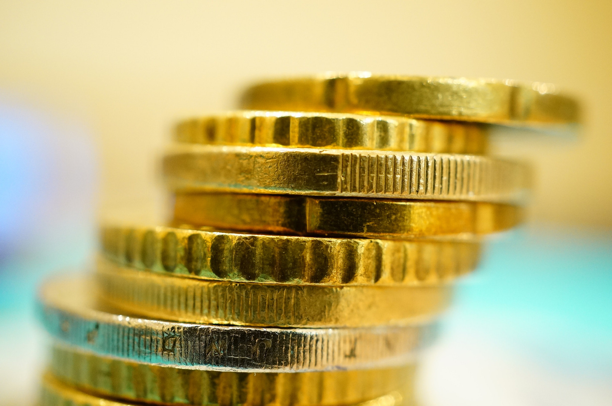 Sony Alpha NEX-6 + Sony E 30mm F3.5 Macro sample photo. Coin stack photography