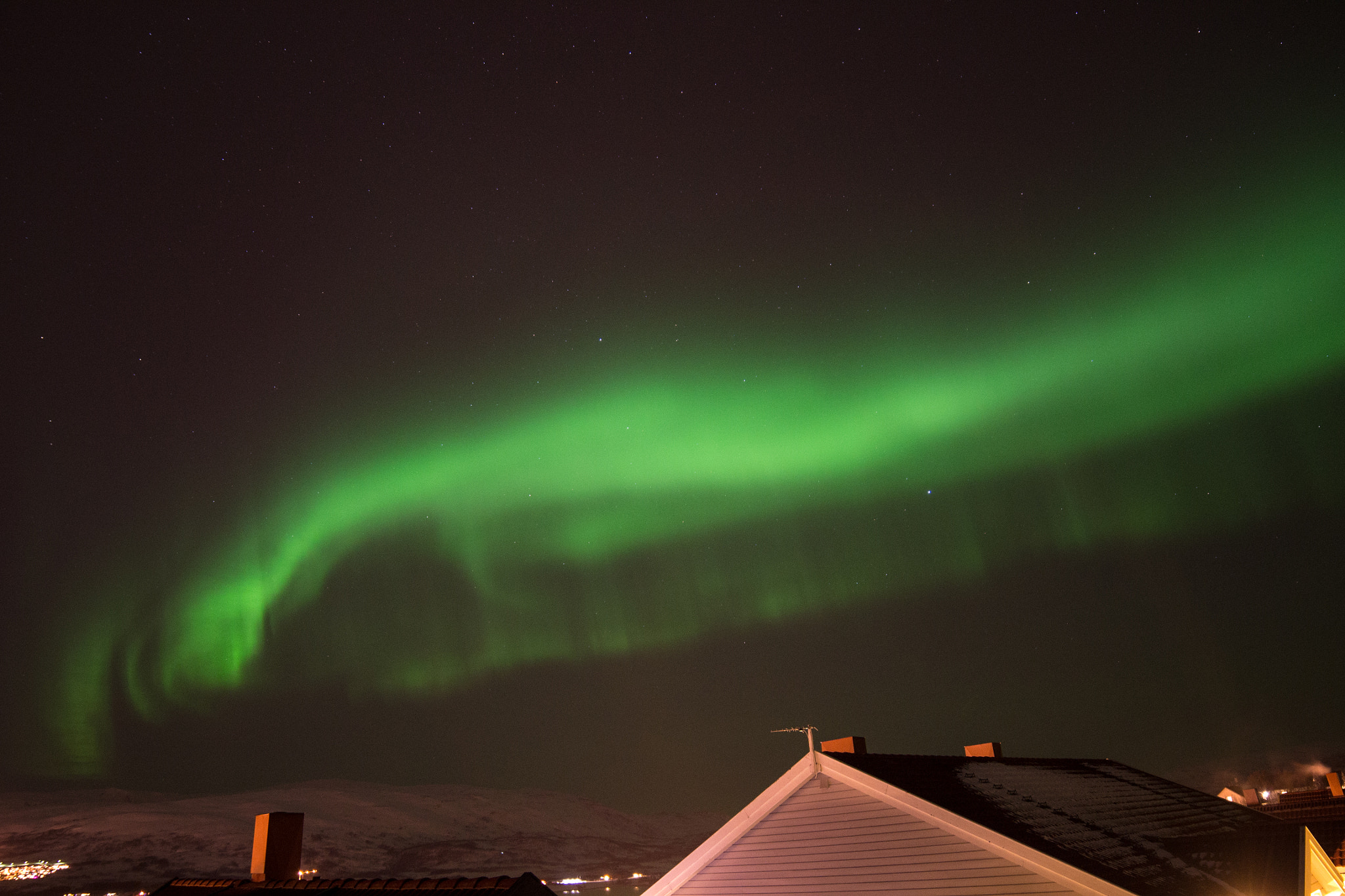 Samyang 14mm F2.8 ED AS IF UMC sample photo. Aurora photography