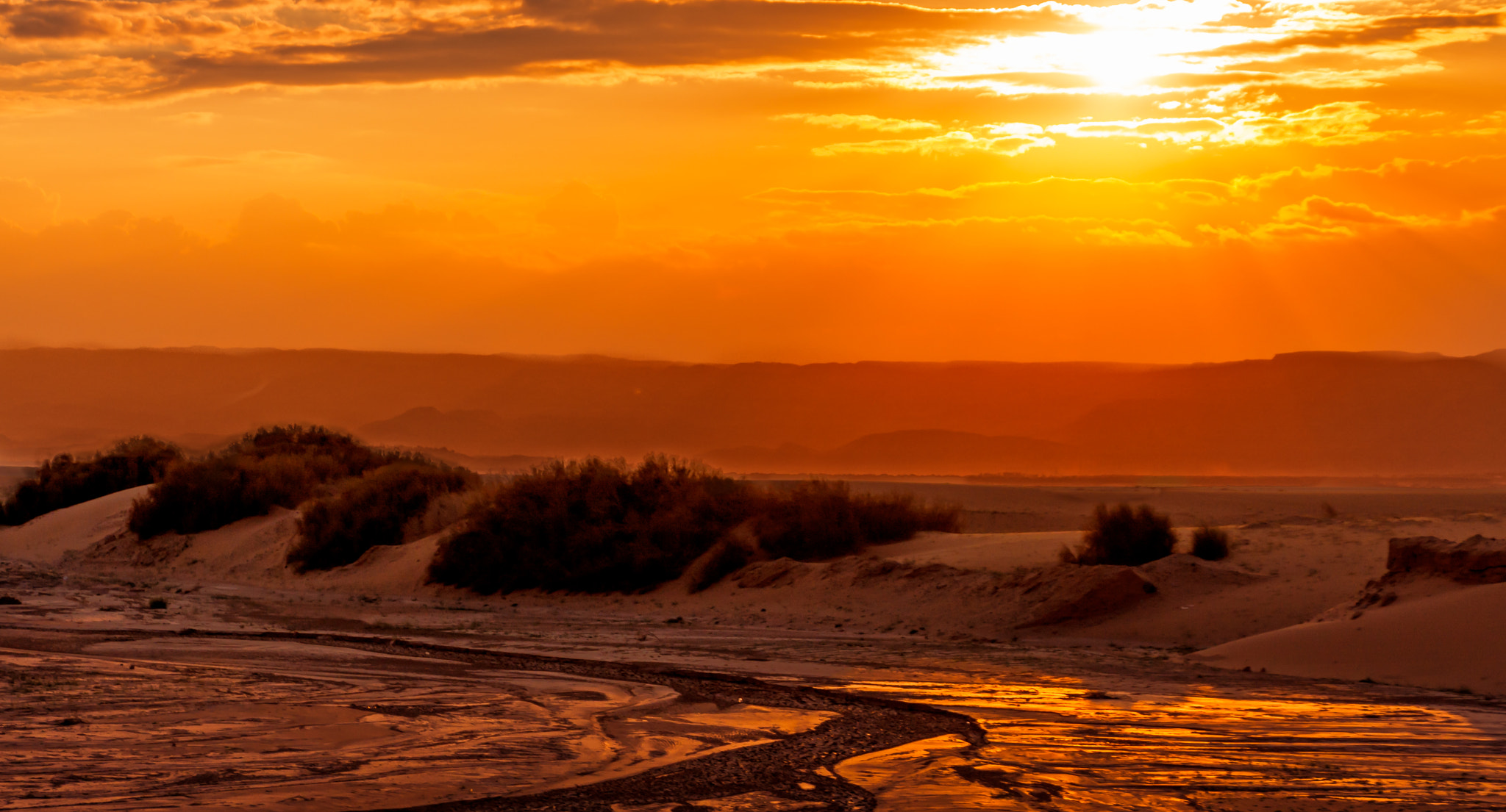 Canon EOS 40D + Tamron 16-300mm F3.5-6.3 Di II VC PZD Macro sample photo. A desert sunset photography