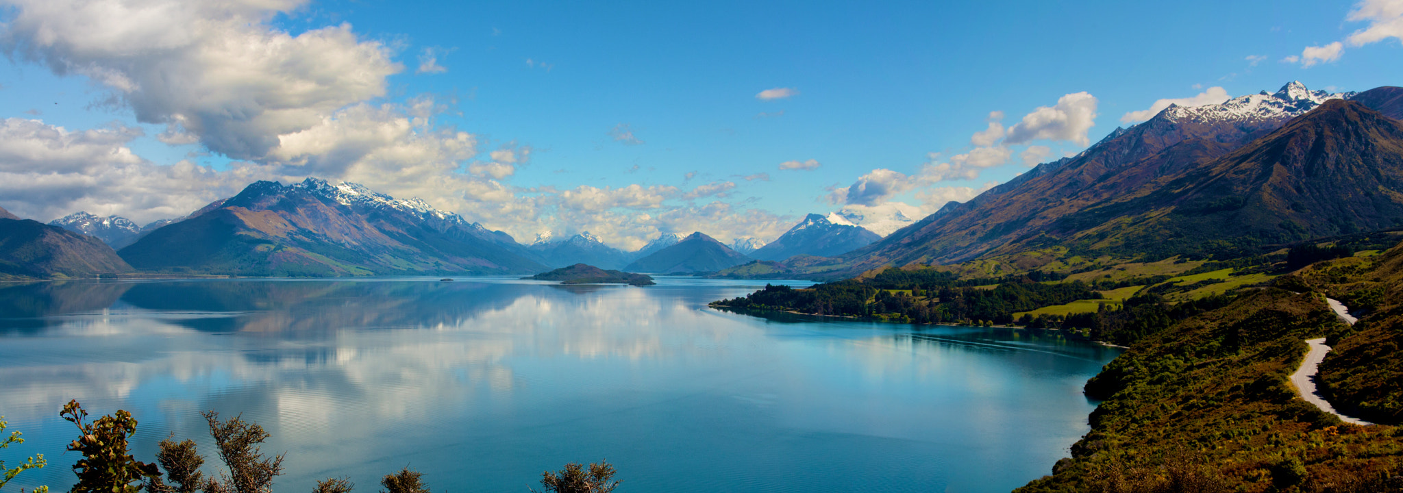 Canon EOS 450D (EOS Rebel XSi / EOS Kiss X2) + Tamron AF 28-200mm F3.8-5.6 XR Di Aspherical (IF) Macro sample photo. Lake wakatipu view photography