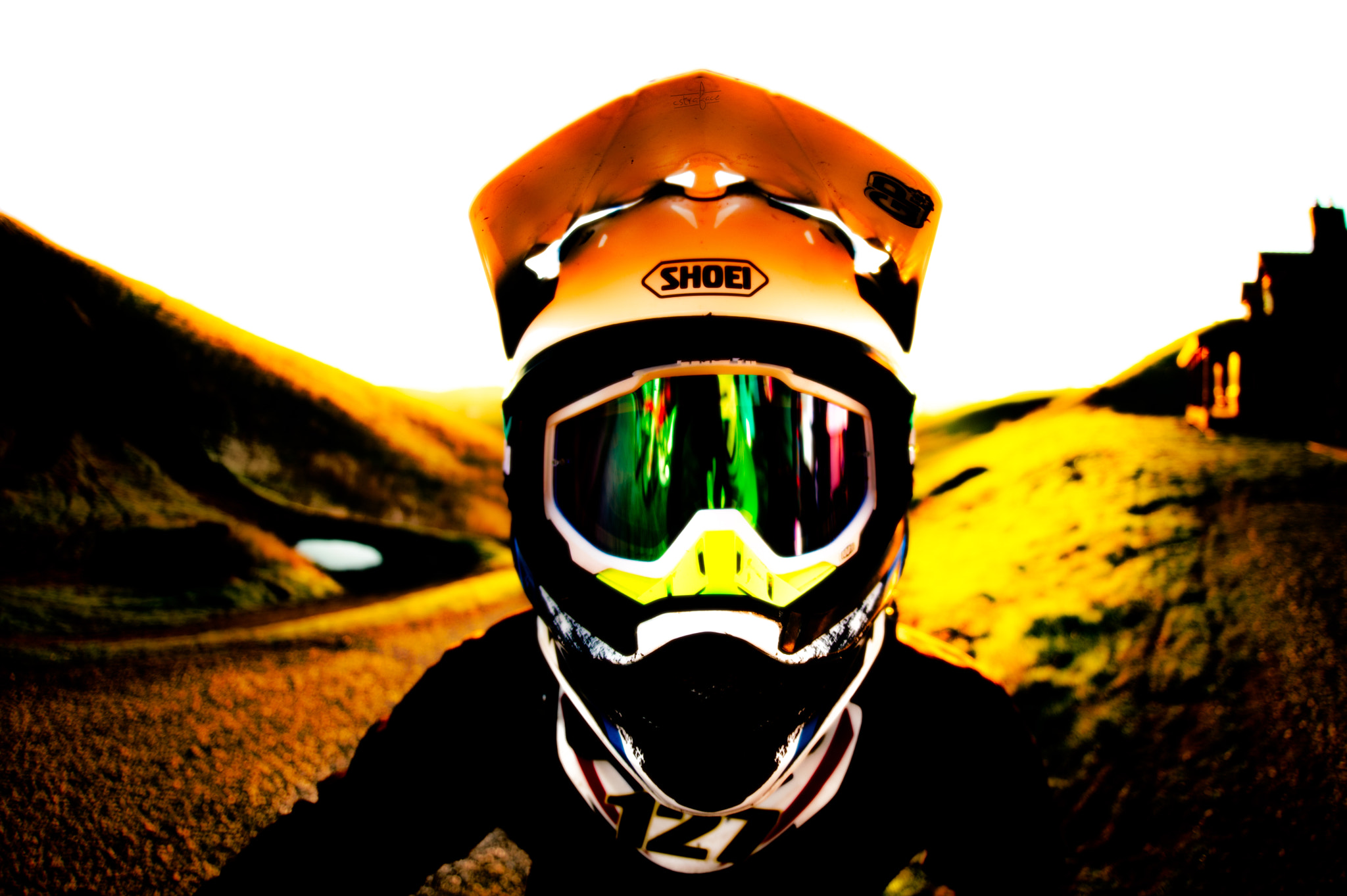 Nikon D610 + Sigma 15mm F2.8 EX DG Diagonal Fisheye sample photo. Landscape portrait: the rider photography