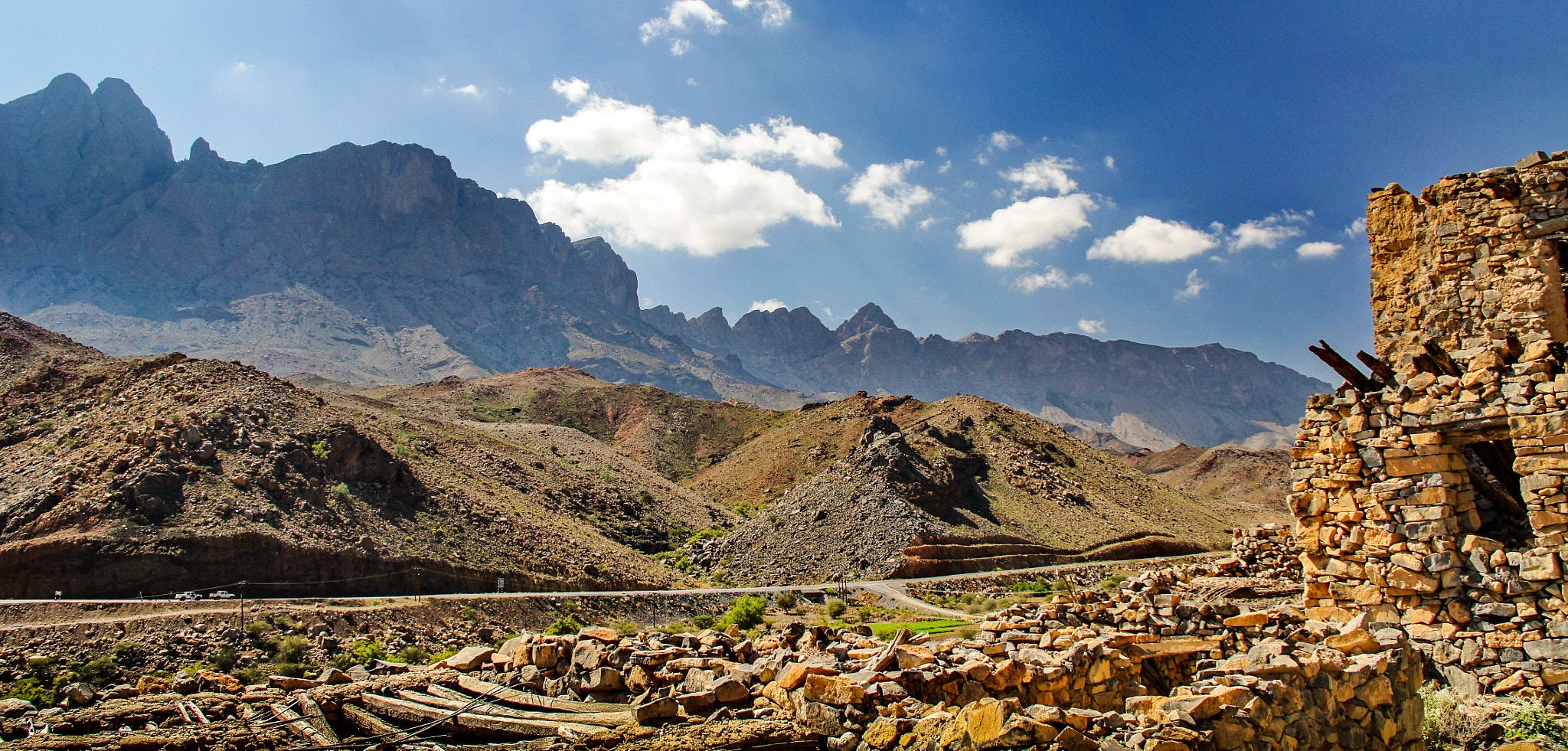 Sony NEX-VG10E sample photo. Hajar mountains, oman photography