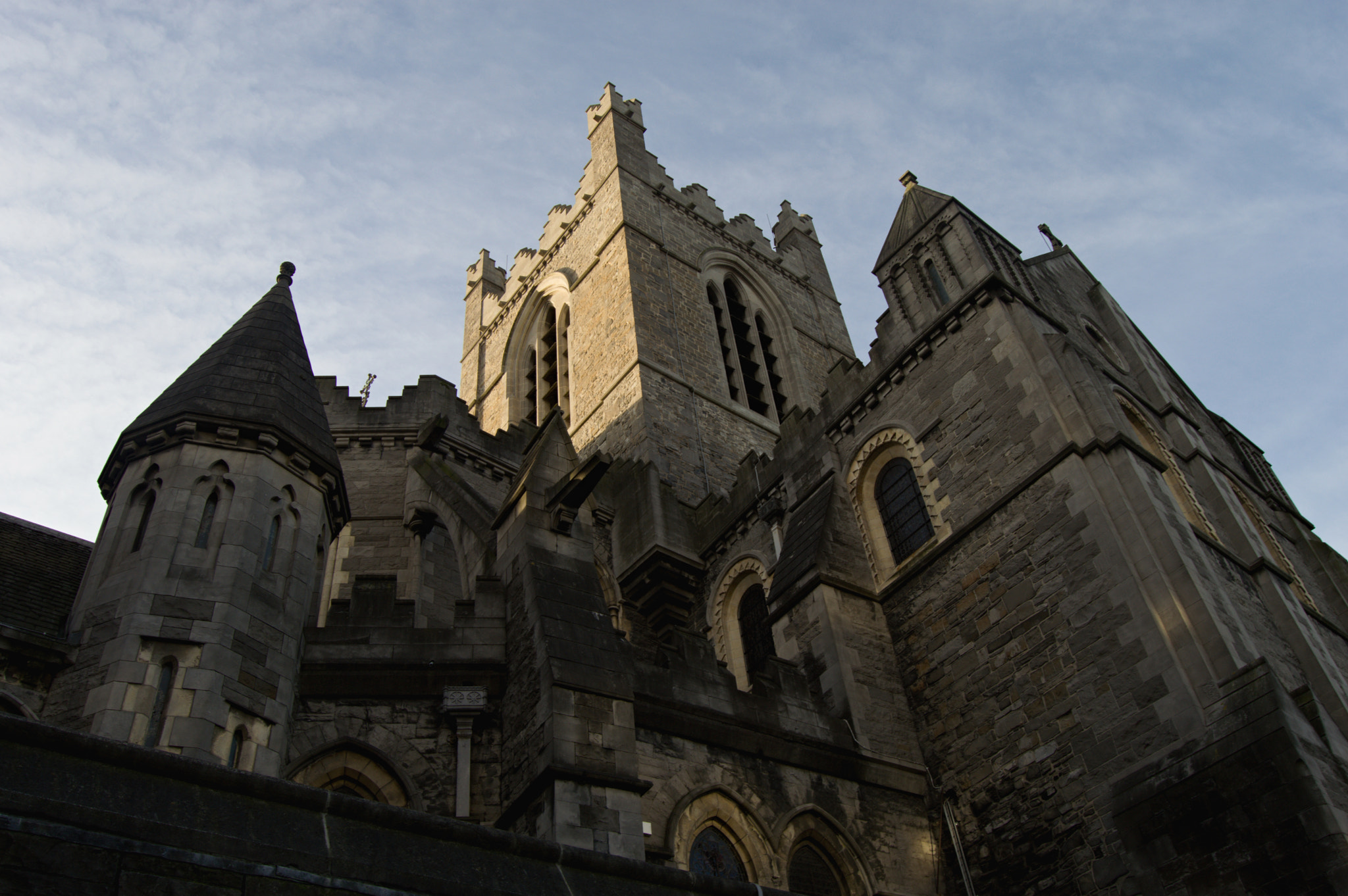 Nikon D3200 + 18.00 - 55.00 mm f/3.5 - 5.6 sample photo. Christ church cathedral, dublin photography