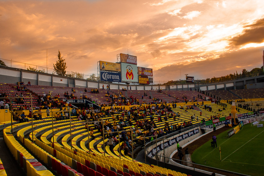 Canon EF-S 18-55mm F3.5-5.6 sample photo. Estadio morelos in morelia, michoacan, mexico photography