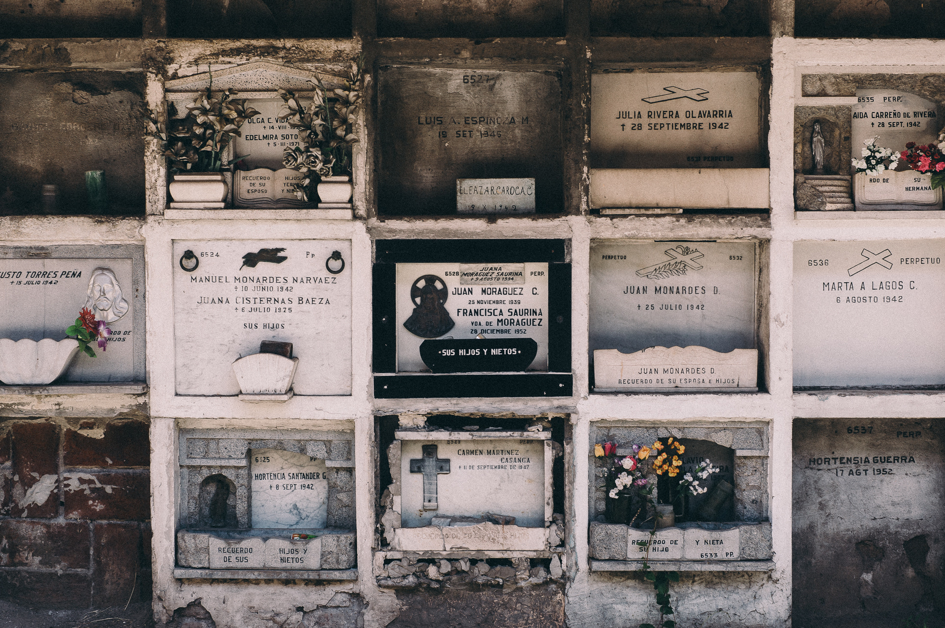 Sony Alpha NEX-6 + E 32mm F1.8 sample photo. Cementerio general de santiago photography