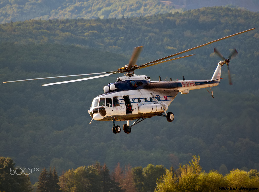 Sony Alpha DSLR-A700 + Sigma 150-500mm F5-6.3 DG OS HSM sample photo. Mi-171,slovak police,sliac afb,slovakia photography