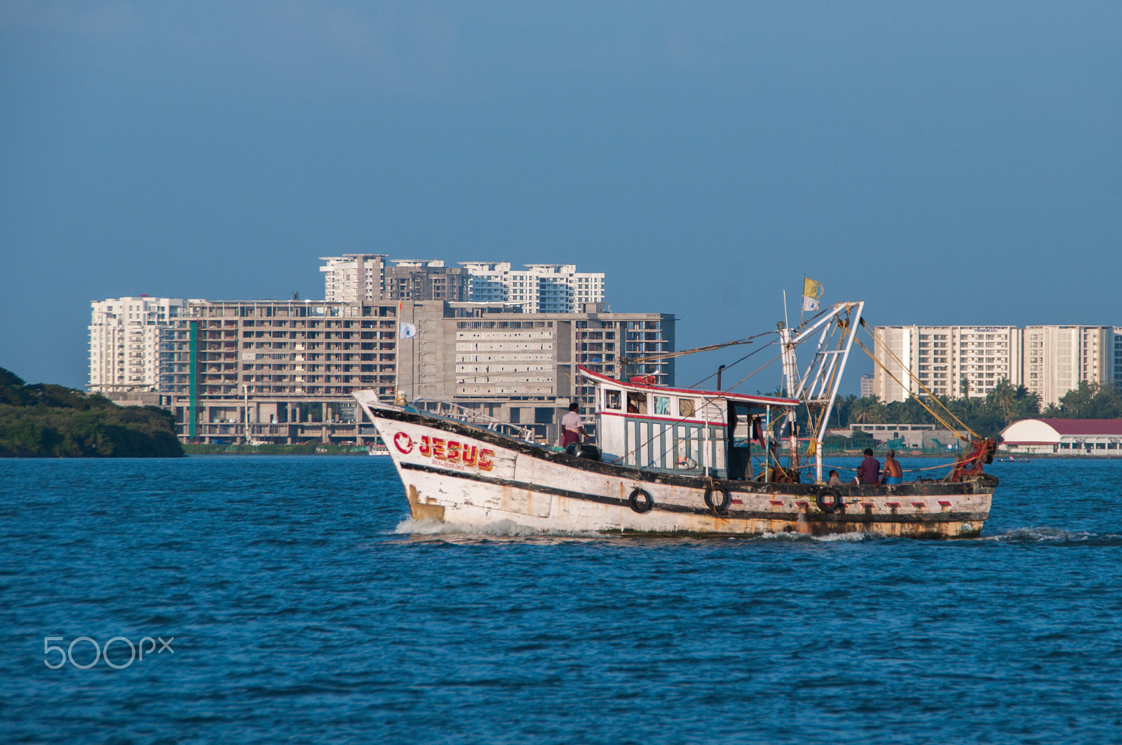 Pentax K-7 sample photo. Jesus fishing boat photography