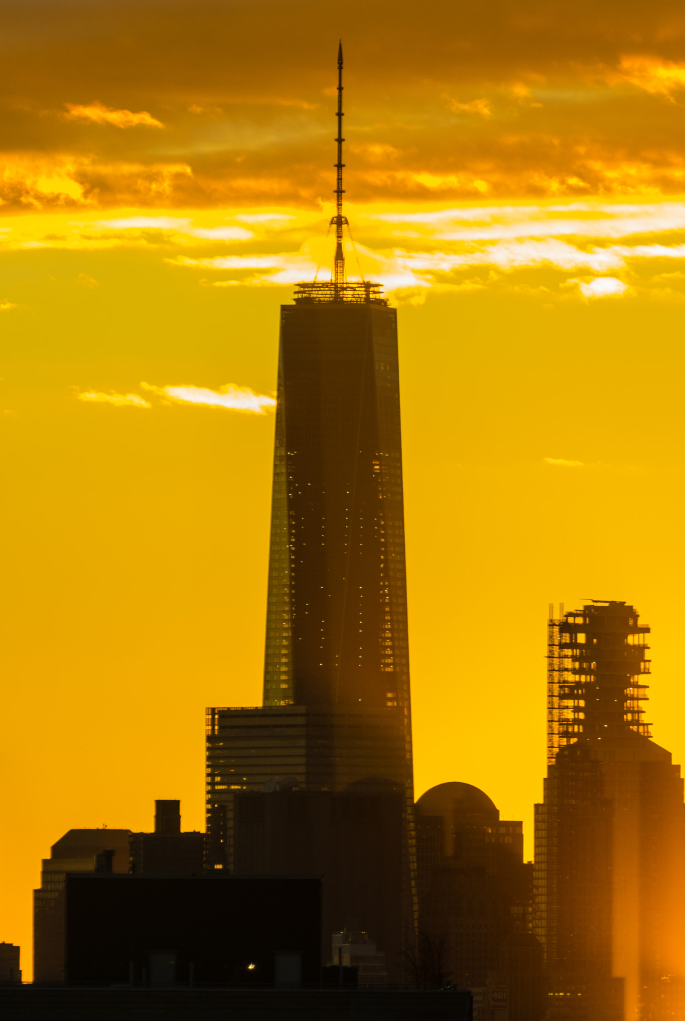 Pentax K-3 + Pentax D FA 150-450mm F4.5-5.6 ED DC AW sample photo. Freedom tower at sunset photography