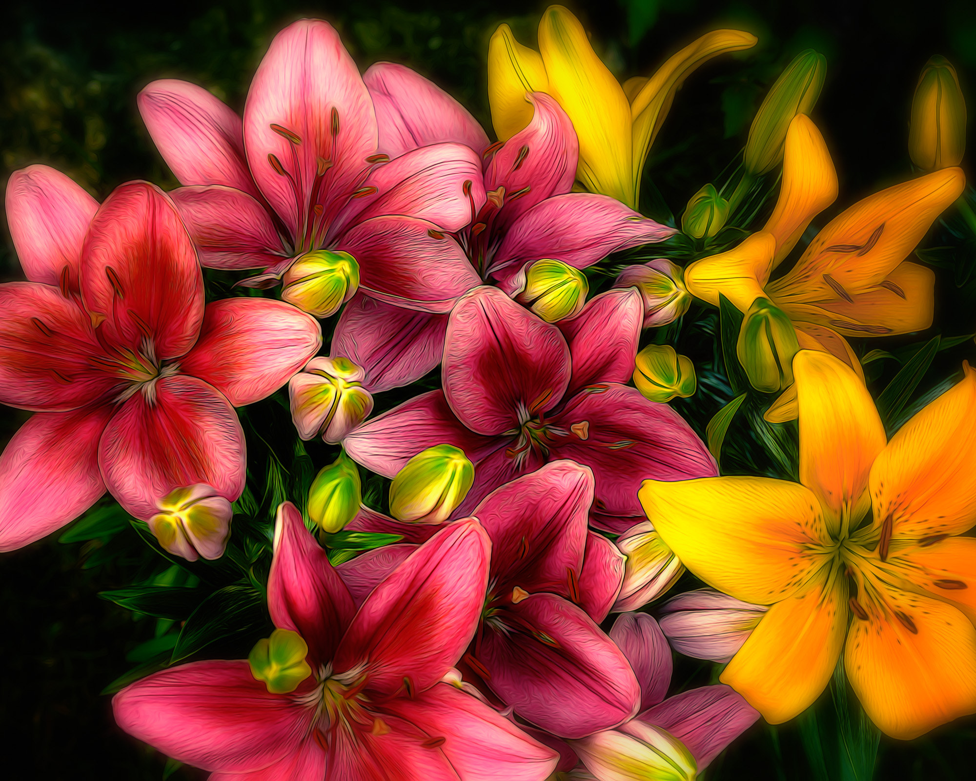 Sony SLT-A77 sample photo. Blumenmakros lilien photography