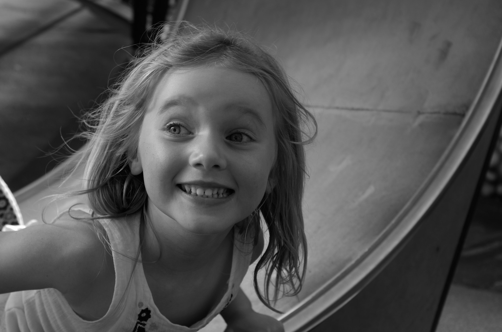 Pentax K-5 sample photo. Spinning smile photography