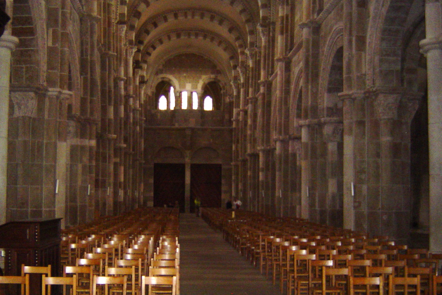 Sony DSC-P8 sample photo. Vezelay basilique ste marie-madeleine photography