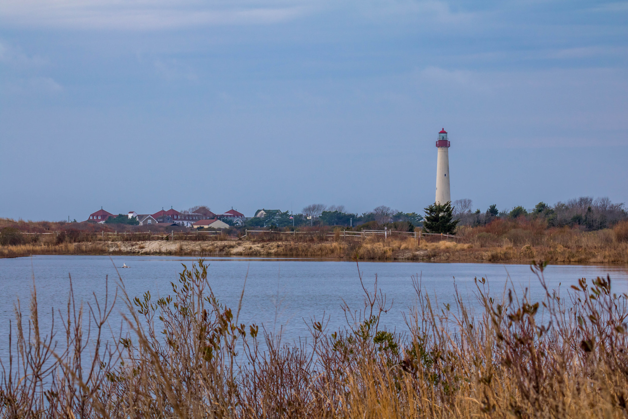 Canon EF 100-400mm F4.5-5.6L IS USM sample photo. Cape may lighthouse photography