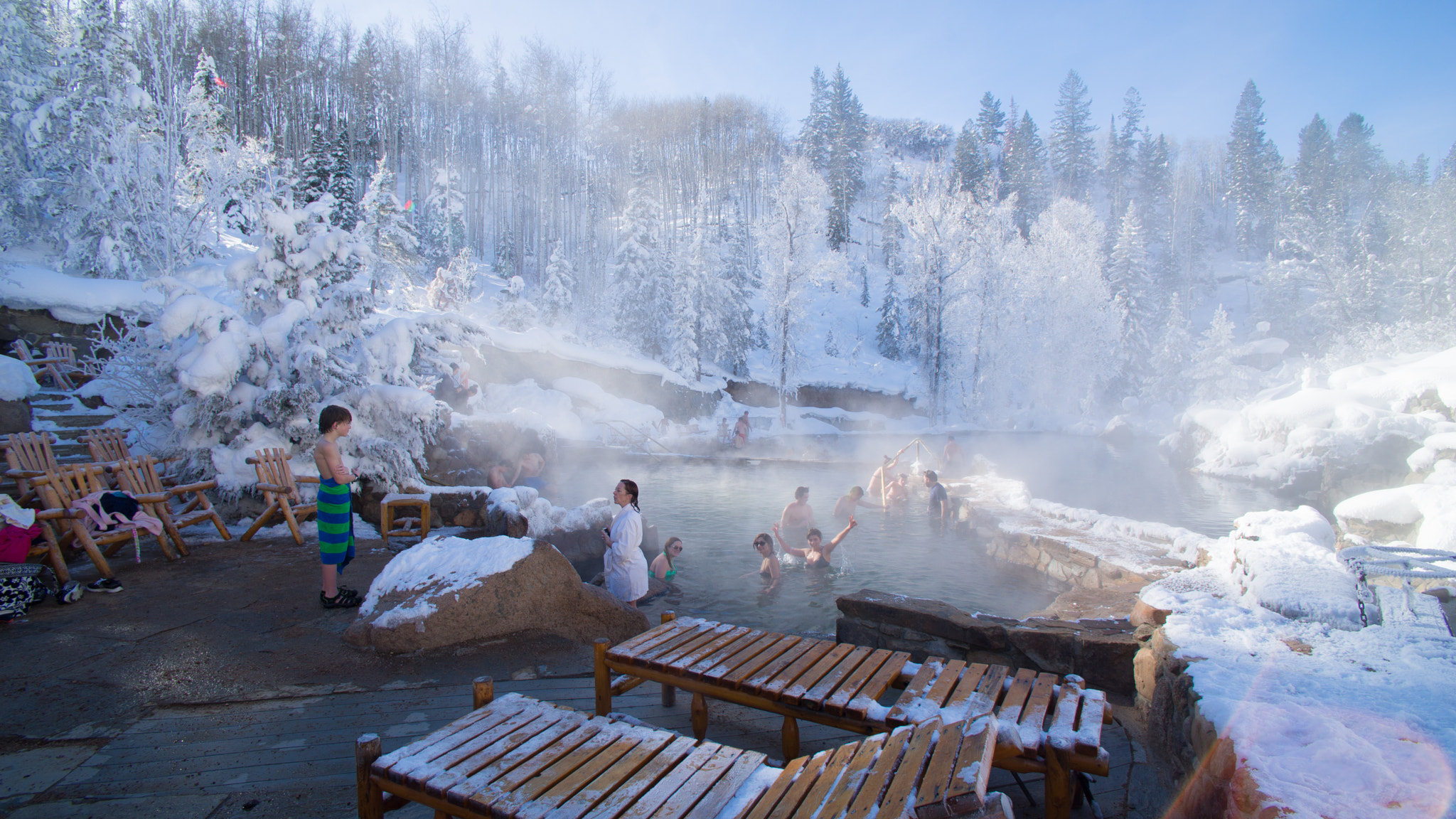 Tokina AT-X 17 AF 17mm F3.5 sample photo. Hot pool #1 photography