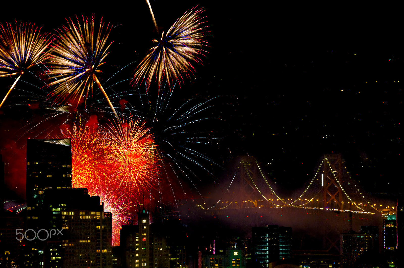 Sigma 150-600mm F5-6.3 DG OS HSM | C sample photo. Firework in san francisco photography